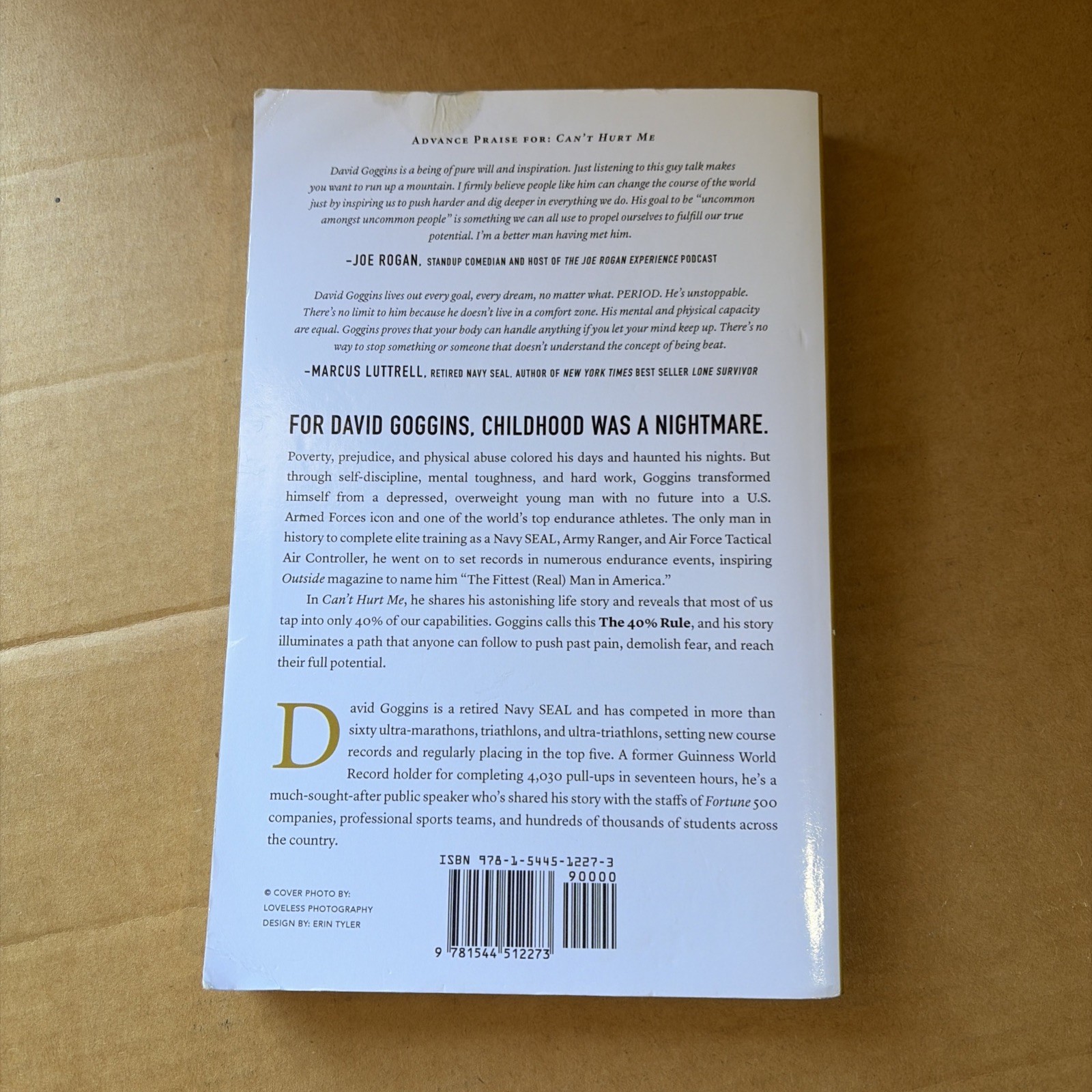 Can’t Hurt Me: Master Your Mind and – Paperback, by Goggins David