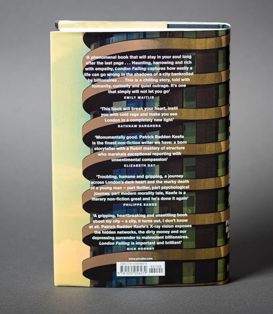 London Falling by Patrick Radden Keefe Hardcover | Brand New | Fast Shipping