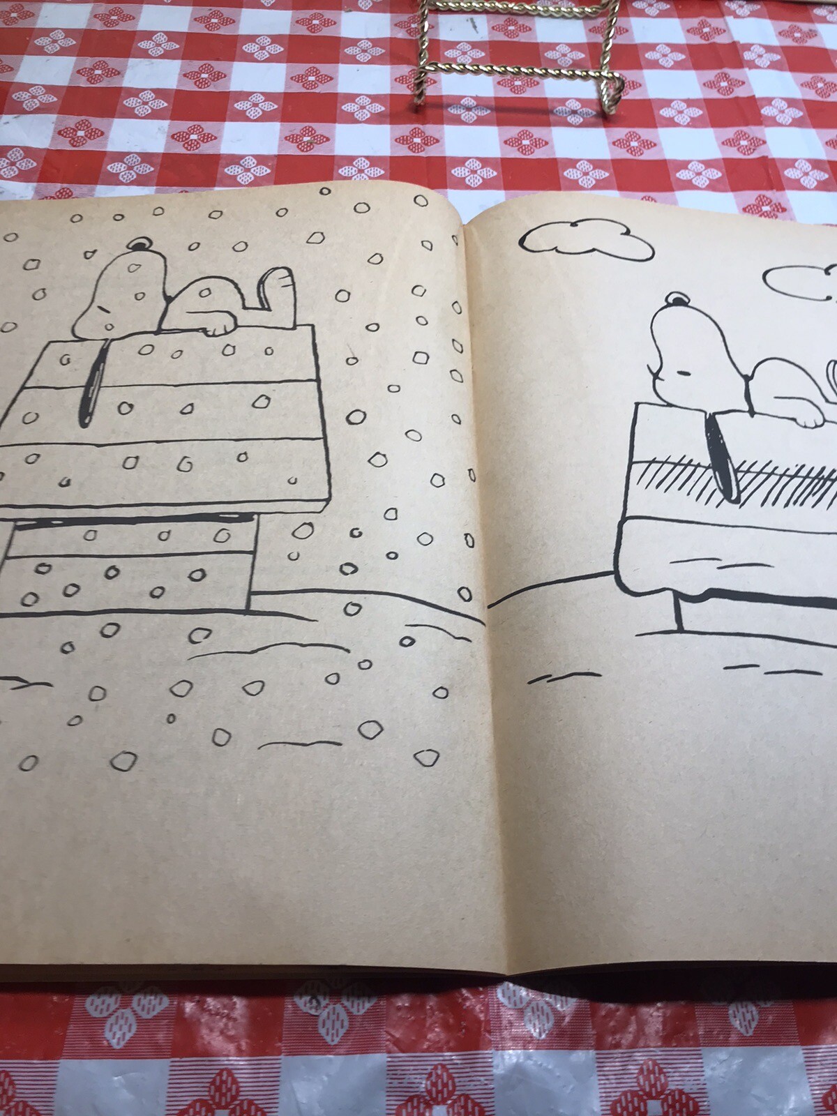 Merry Christmas Snoopy Coloring Book 1979 Used And Some Coloring 11 Inches X 8