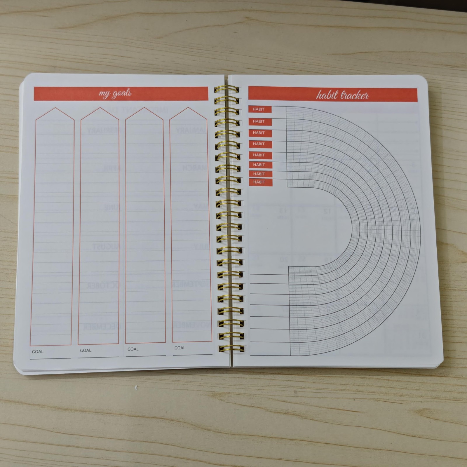 1Pcs 2026 Planner Weekly and Monthly, 2026-2028 Spiral Bound Notebook Calenda…