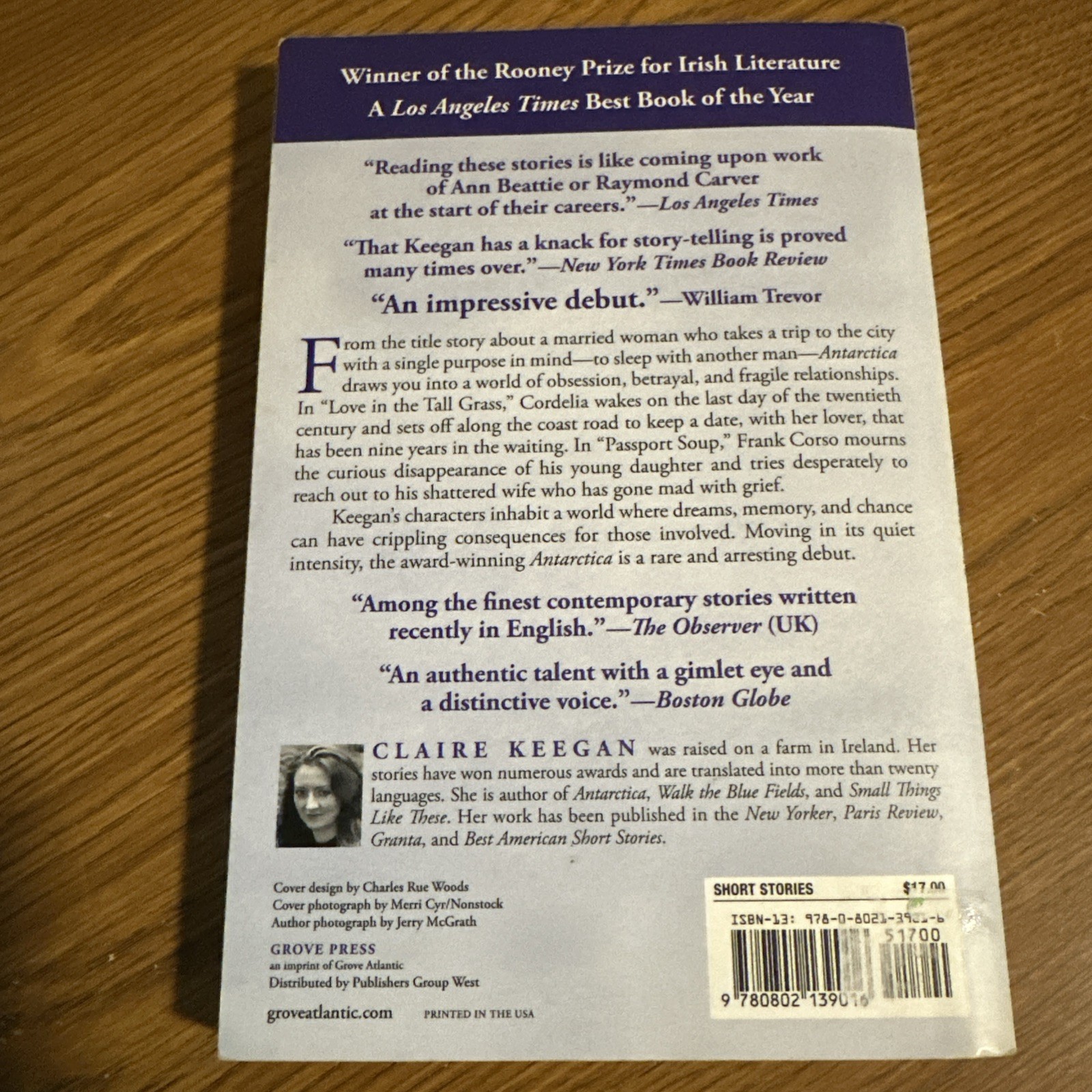 Antarctica by Claire Keegan (2024, Trade Paperback)