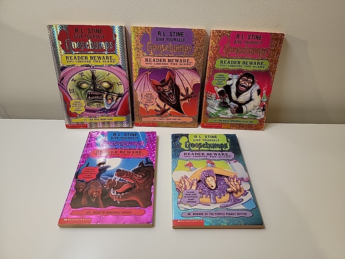 GIVE YOURSELF GOOSEBUMPS 26 books R.L. Stine Scholastic 1990s-2000s