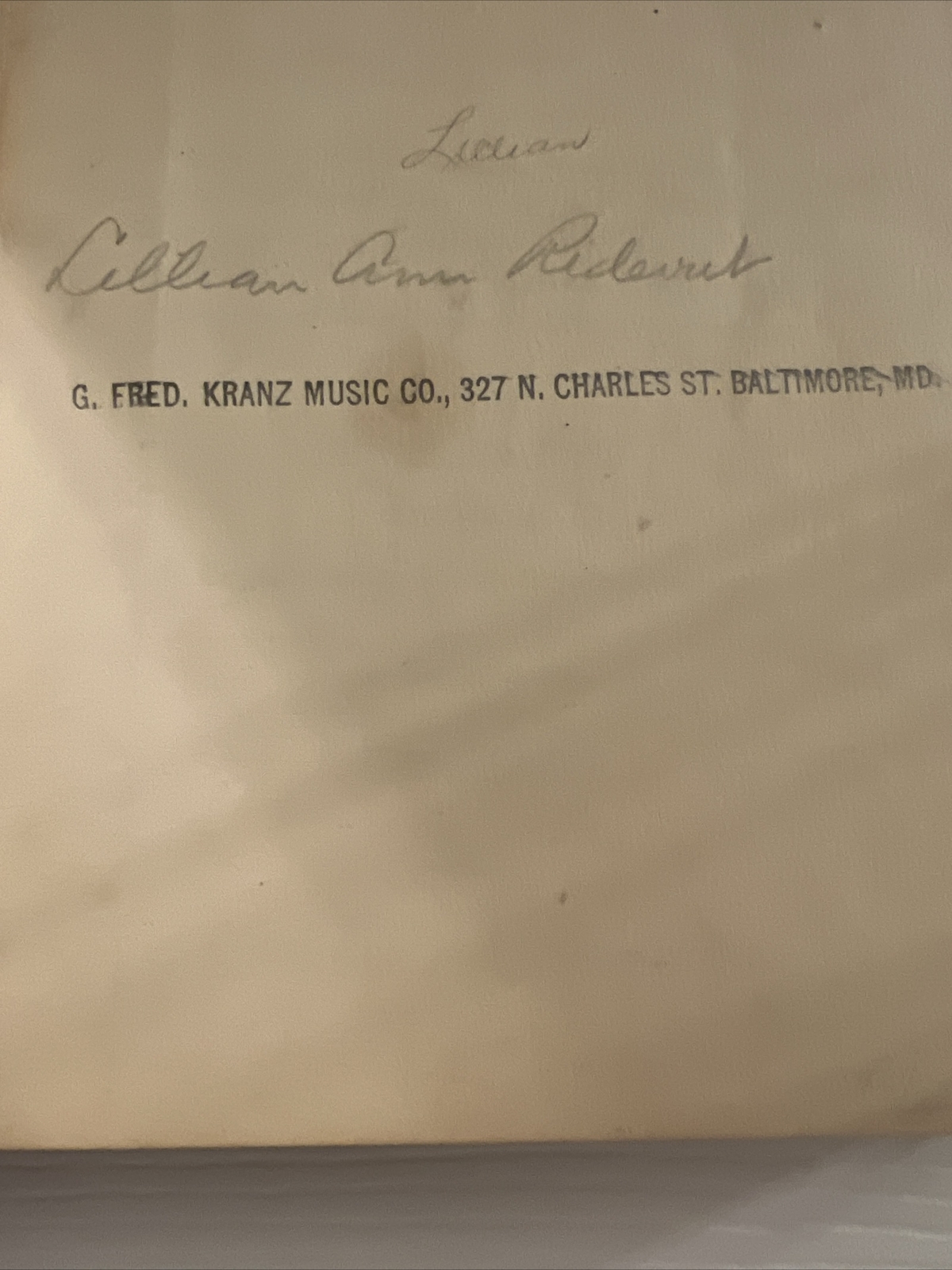 Dictionary of Musical Terms ︱Theo. Baker Ph.D ︱ 1923︱Vintage Book