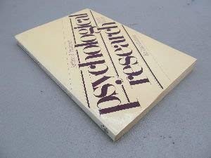 PSYCHOLOGICAL RESEARCH: AN INTRODUCTION By Arthur J. Bachrach **Excellent**