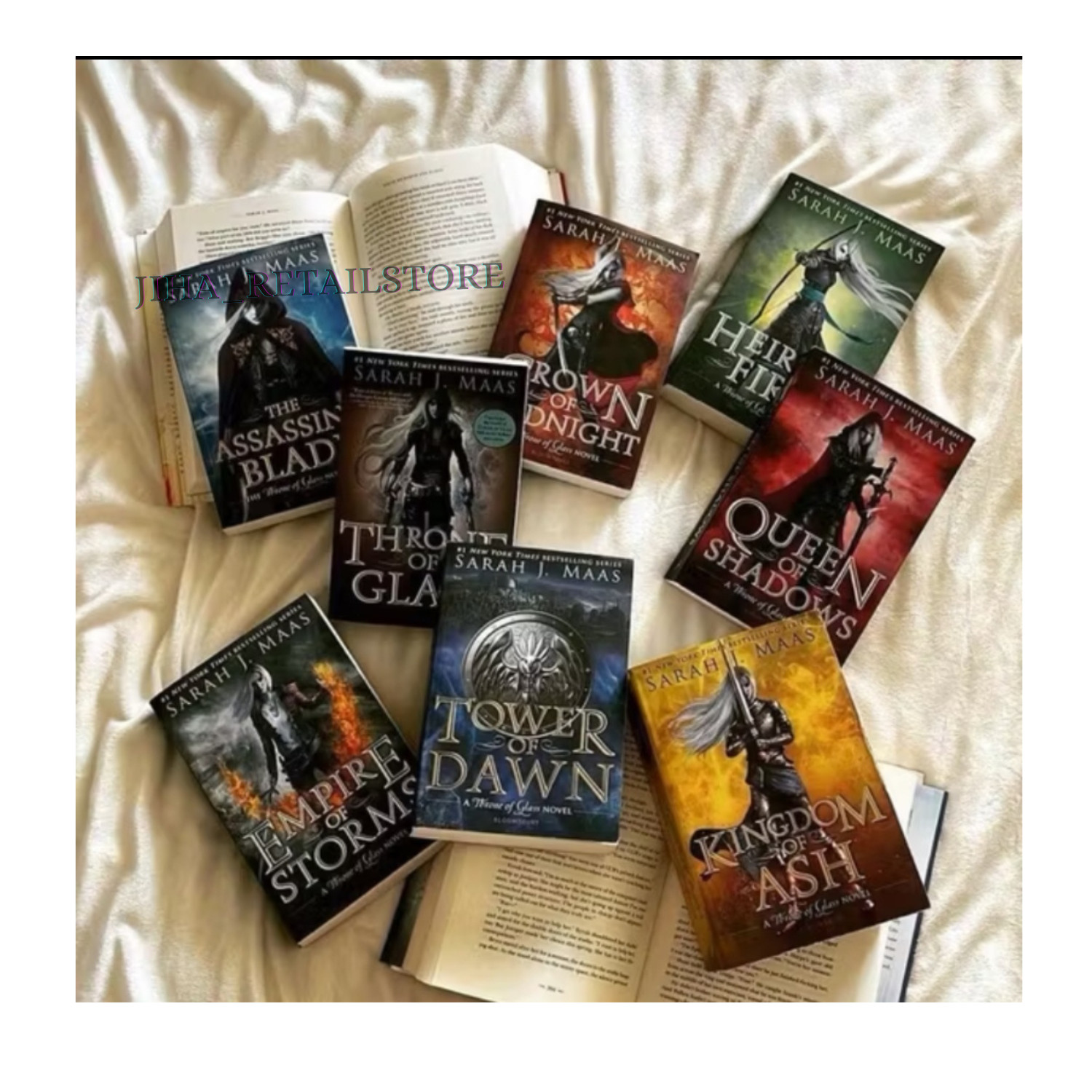 Throne Of Glass Series 8 Book Paperback By Sarah J Maas |DHL