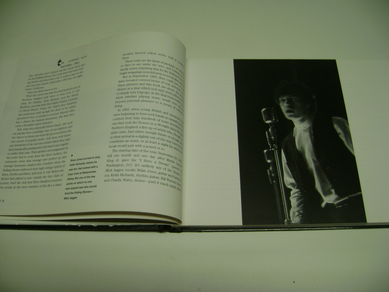 1995 Hardcover Book, THE ROLLING STONES, 10 3/4″ x 8 1/4″ x1/2″, 126 pages
