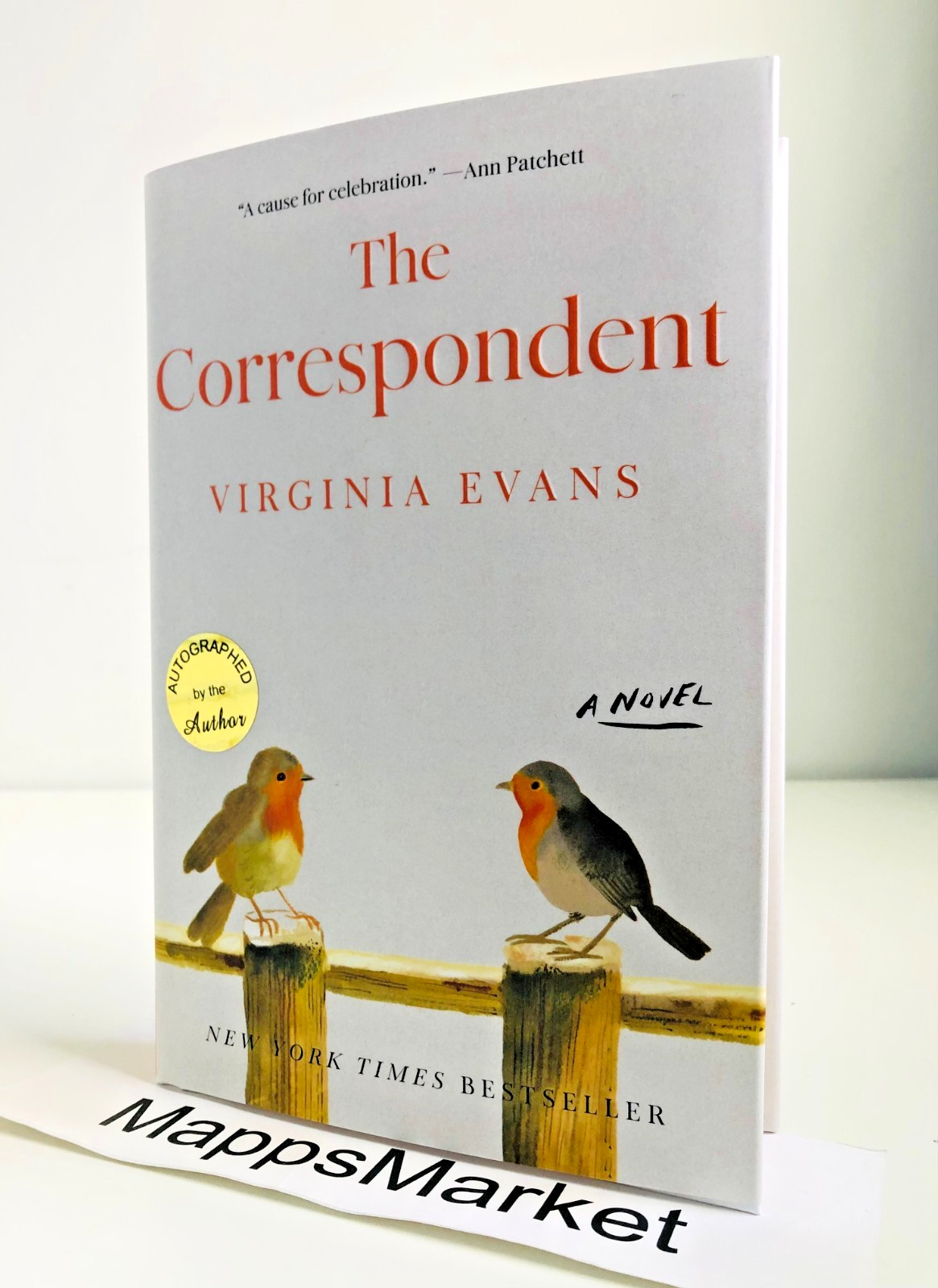 SIGNED The Correspondent: A Novel by Virginia Evans (2025, Hardcover)