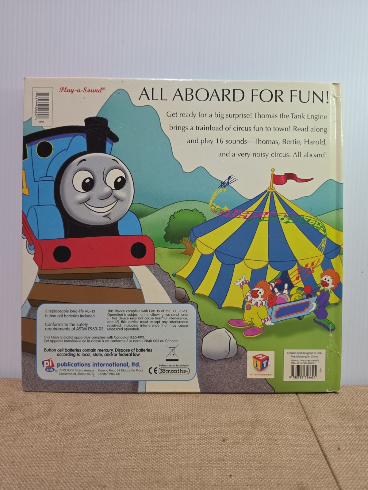THOMAS THE TANK ENGINE: A NOISY SURPRISE: PLAY-A-SOUND By No Author