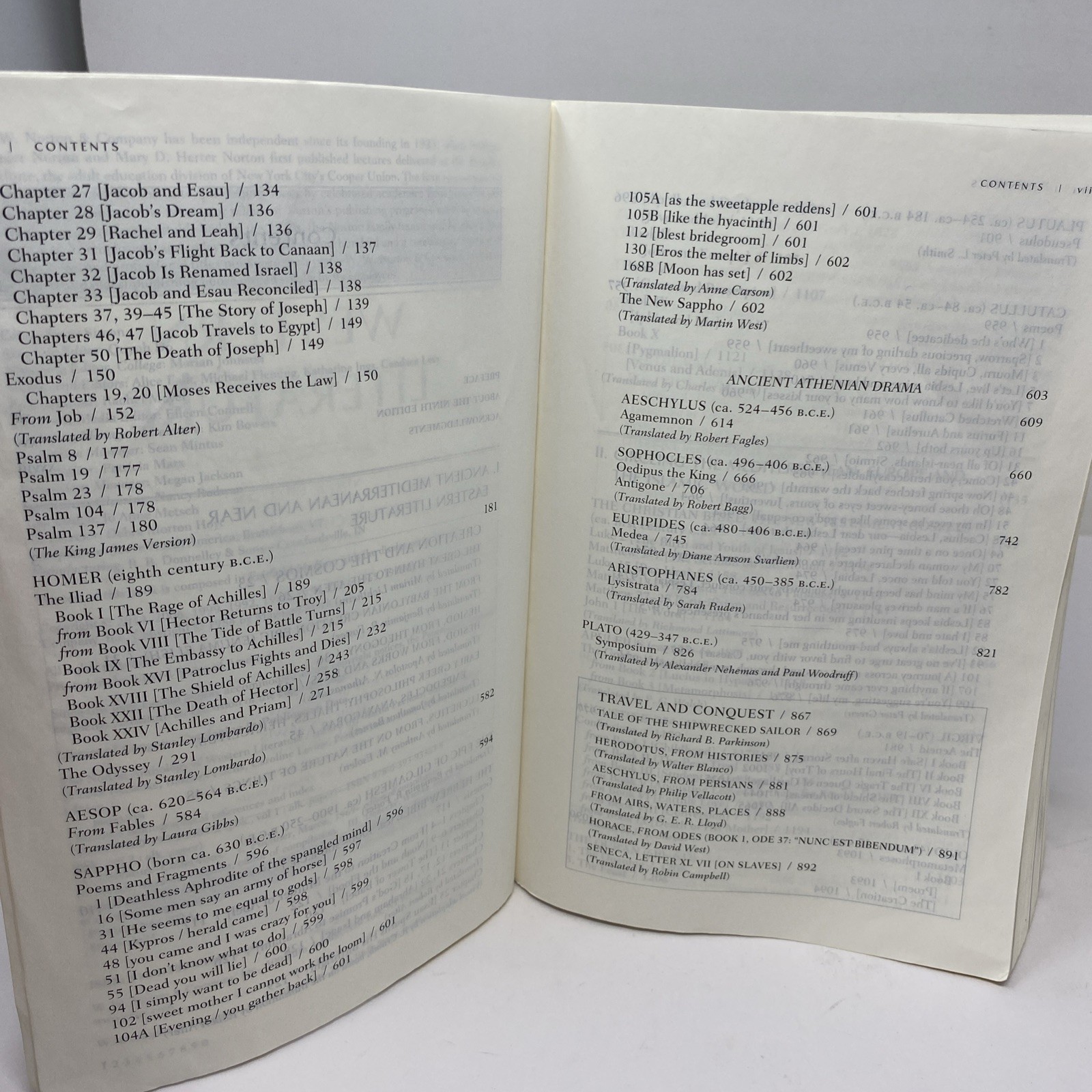 Norton Anthology of Western Literature 9th Edition, Vol. 1 – PB – FREE SHIPPING!