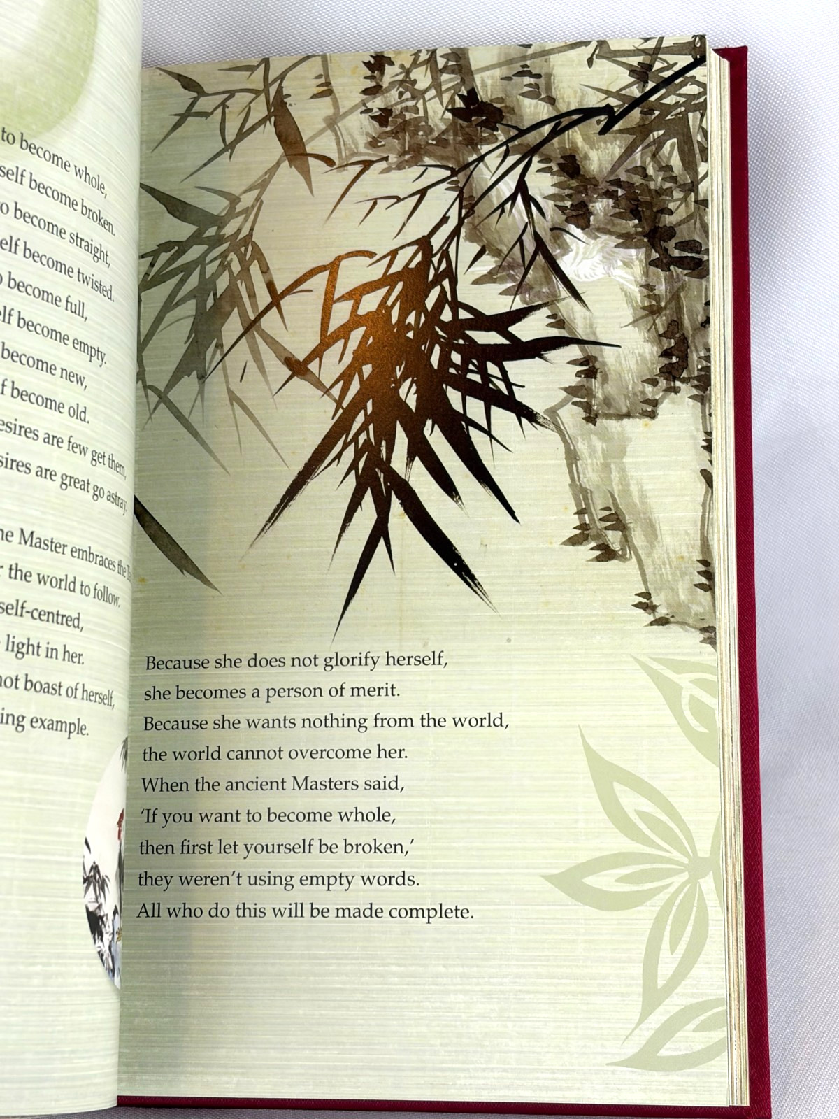 TAO TE CHING by Lao Tzu Deluxe Silkbound Collectible Illustrated Hardcover NEW