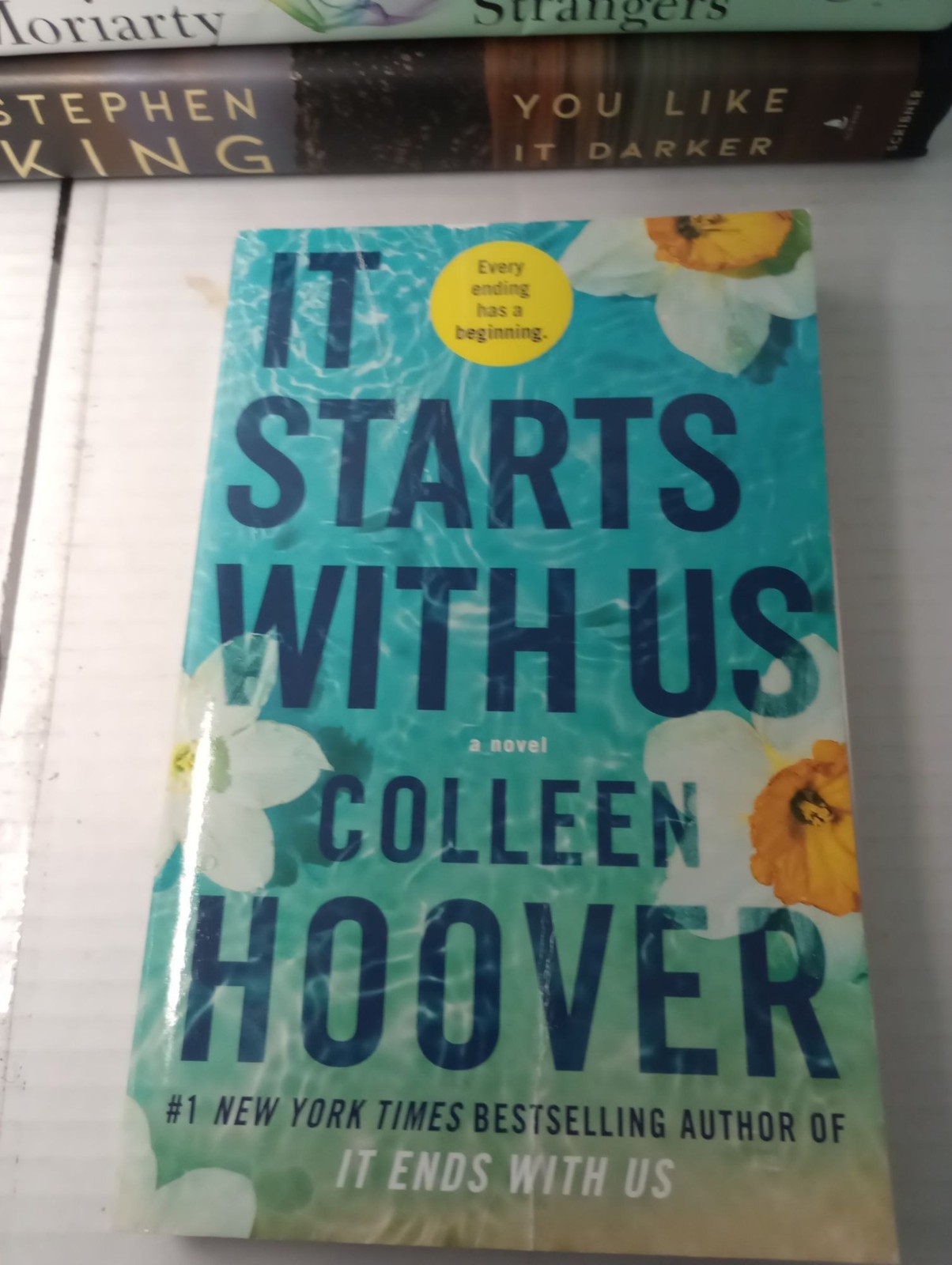 Set Of 7 Popular Fiction Books By Colleen Hoover Liane Moriarty & Stephen King I