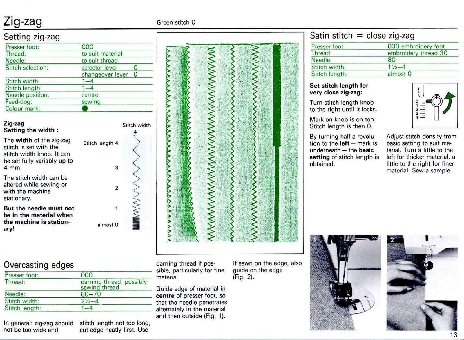 BERNINA 930 Record 930 Electronic User Manual USERS Guide – WIRE BINDING – COLOR