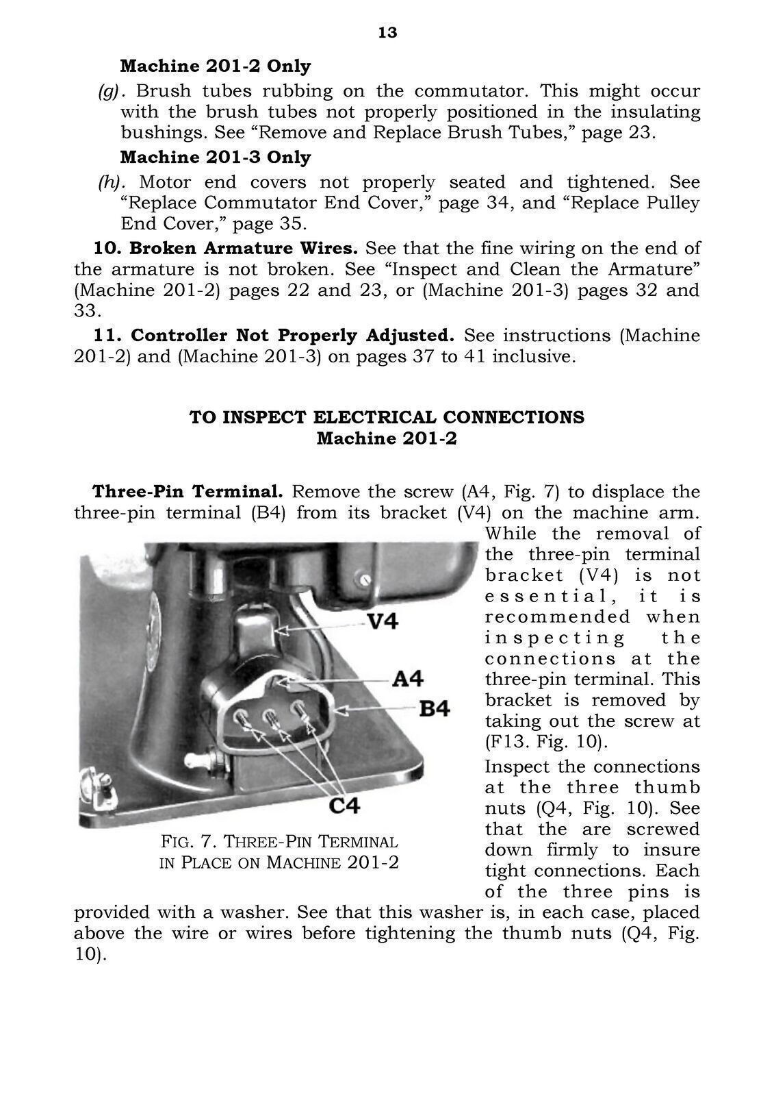 SINGER 201-1 201-2 201-3 201-4 1200-1 ADJUSTERS Manual – TOUGH COIL BINDING