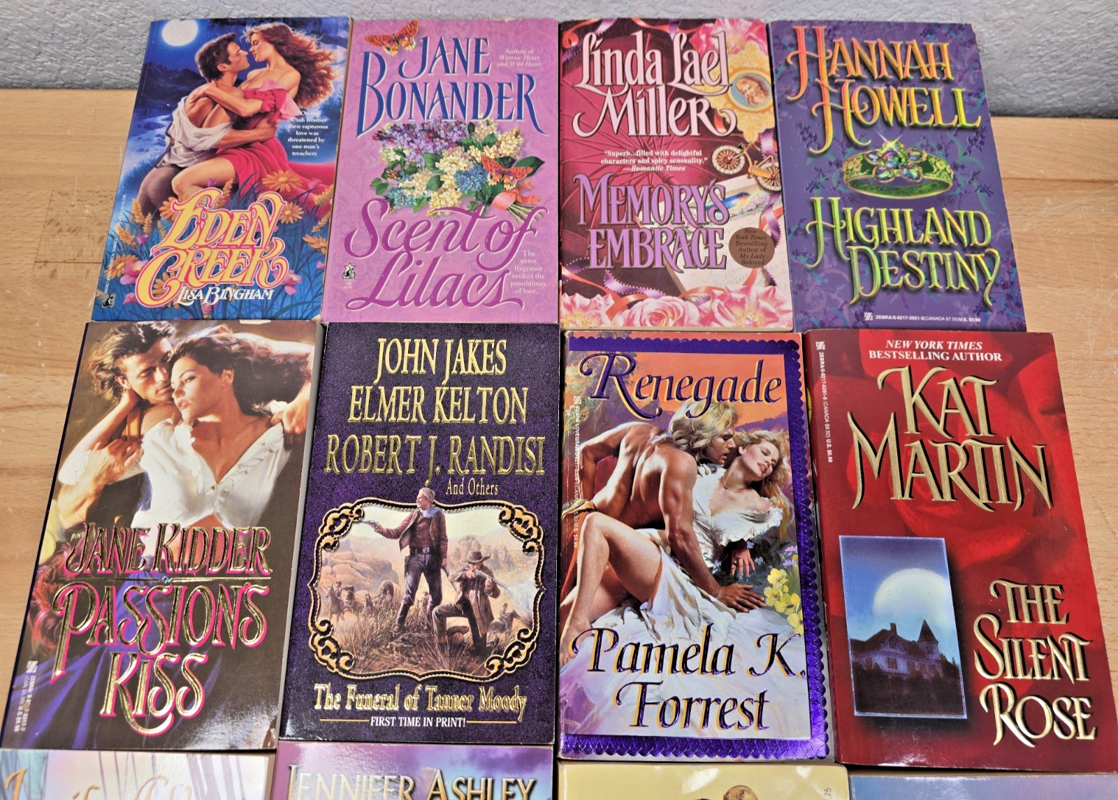 Big Lot 34 Historical Romance Western Novels Books Multiple Series & Authors