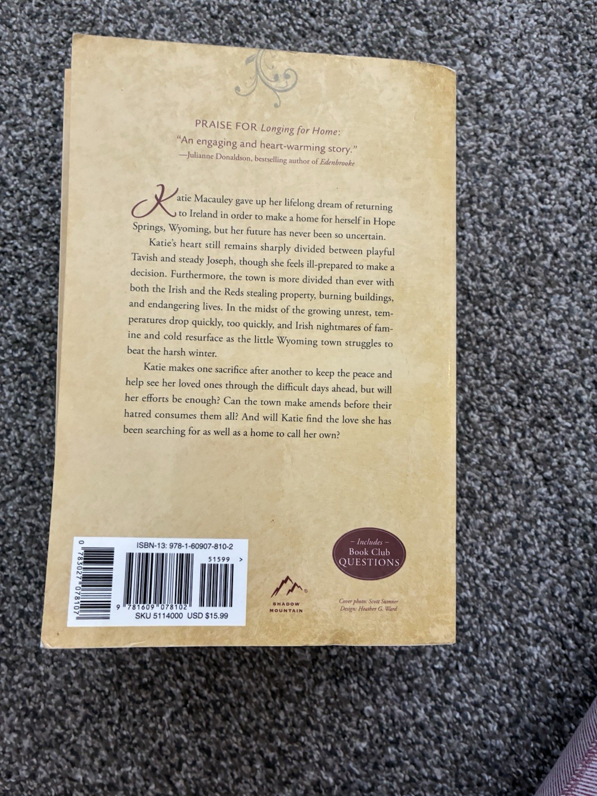 Longing for Home by Sarah M. Eden (2013, Trade Paperback)