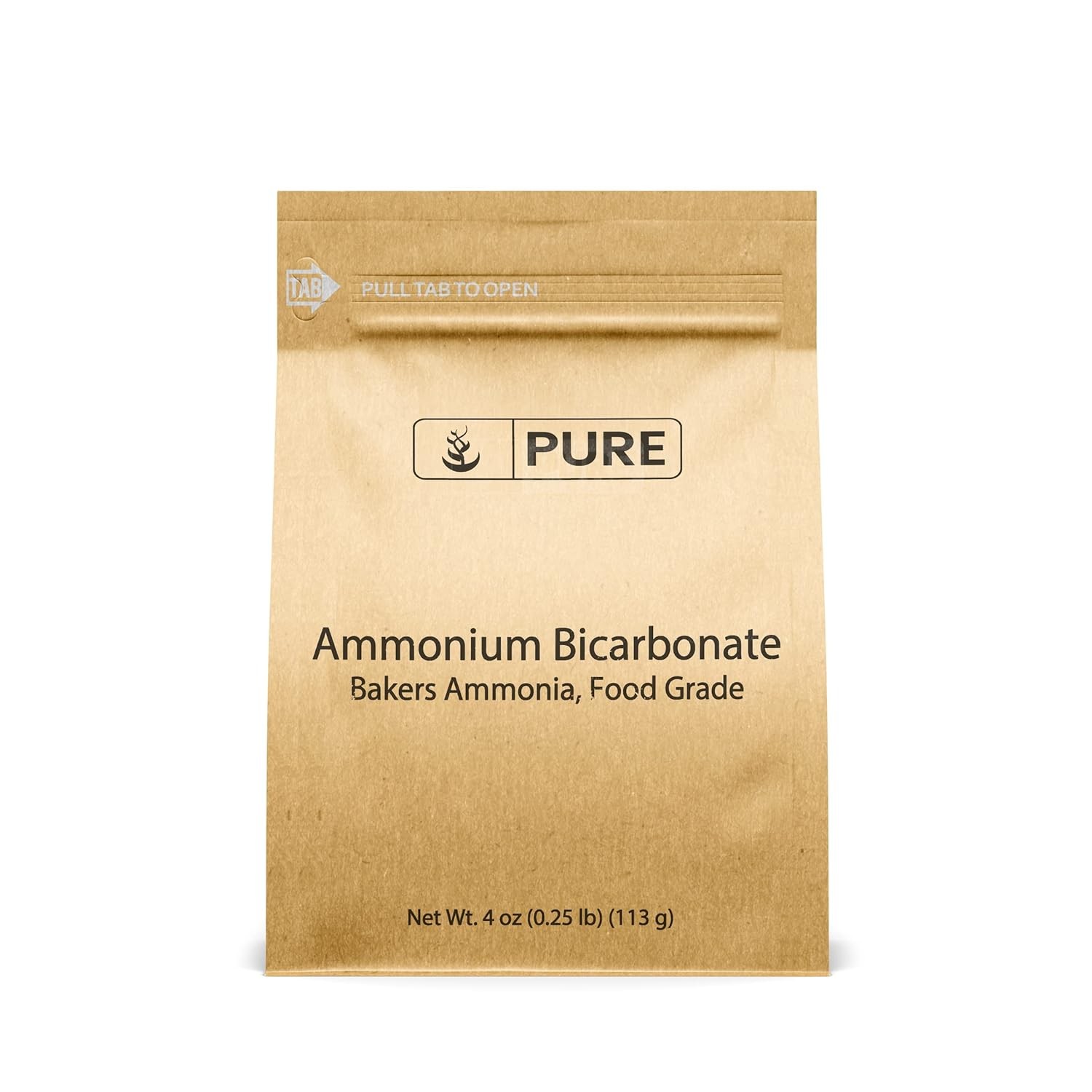 Pure Original Ingredients Ammonium Bicarbonate (2lb) Baker’s Ammonia, Traditiona