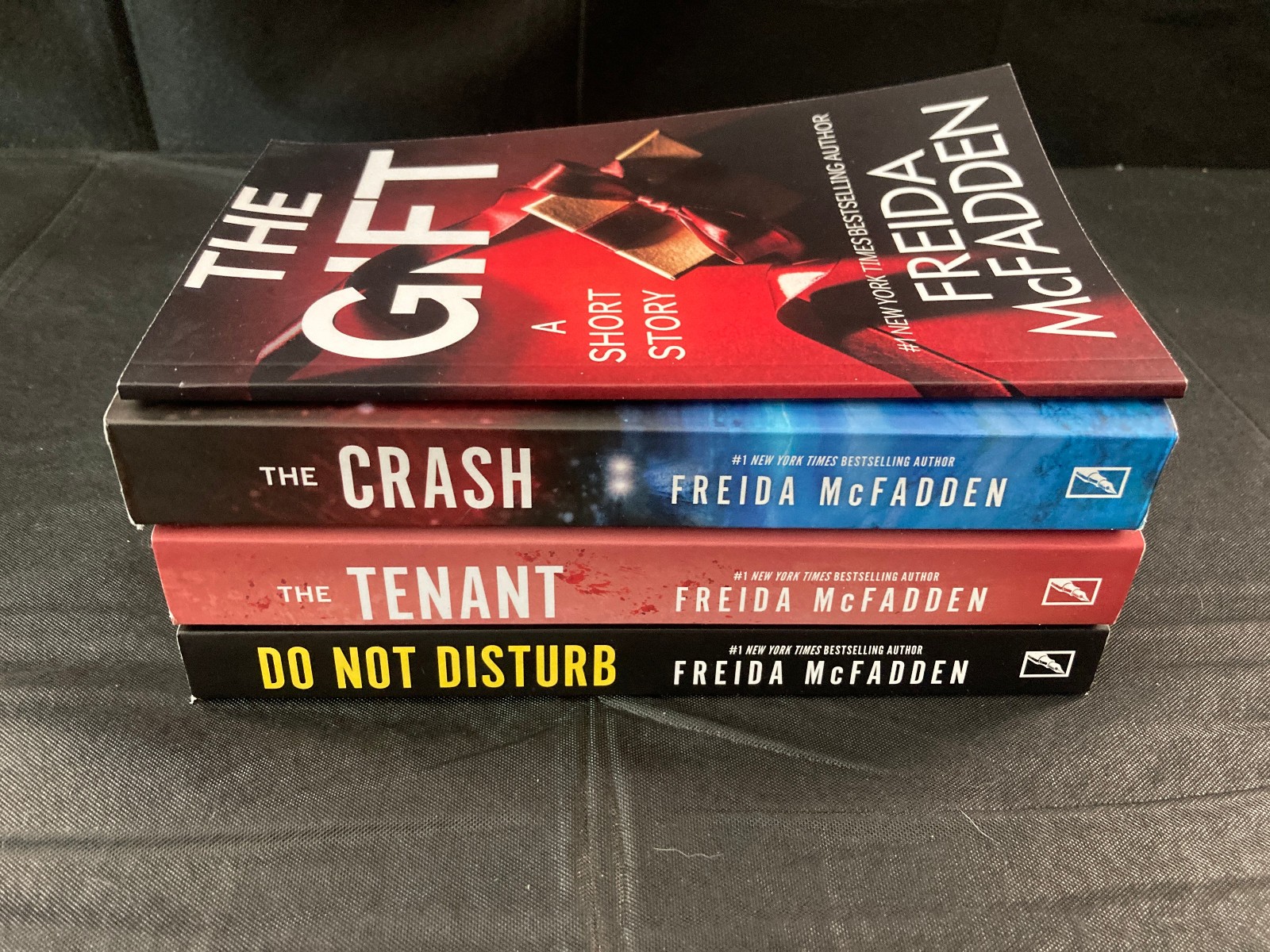Lot of 4 Freida McFadden Paperback – Crash/Tenant/Do Not Disturb/Gift