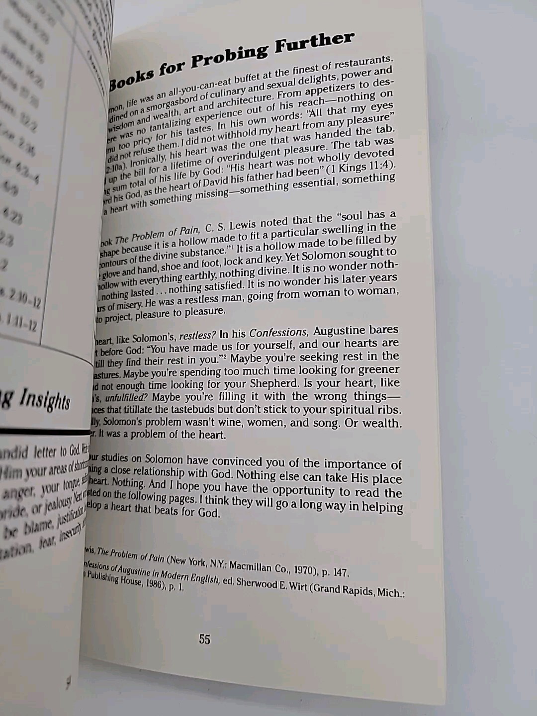 Solomon Bible Study Guide By Charles R. Swindoll NOS 1986 Religion Scriptures
