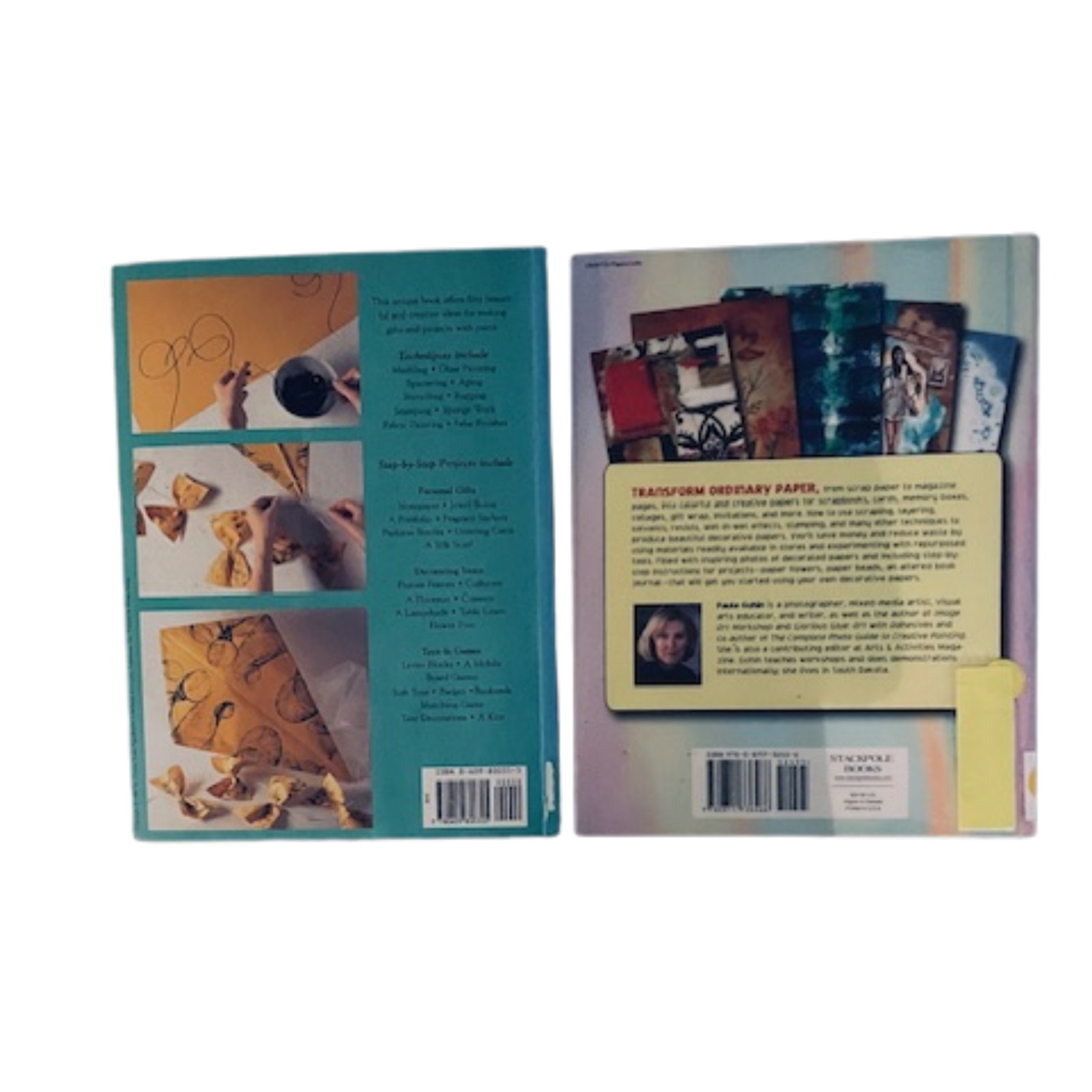 PAINTCRAFTS & CREATING DECORATIVE PAPER – 2 Book Lot 1st. Eds. (1997-2012)