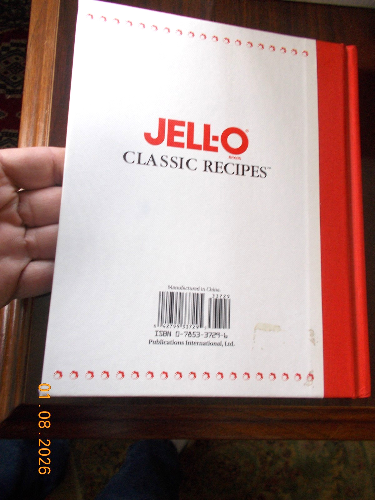 Jell-O Classic Recipes Hardcover Book, 126 Pages, Cover Illus by Norman Rockwell