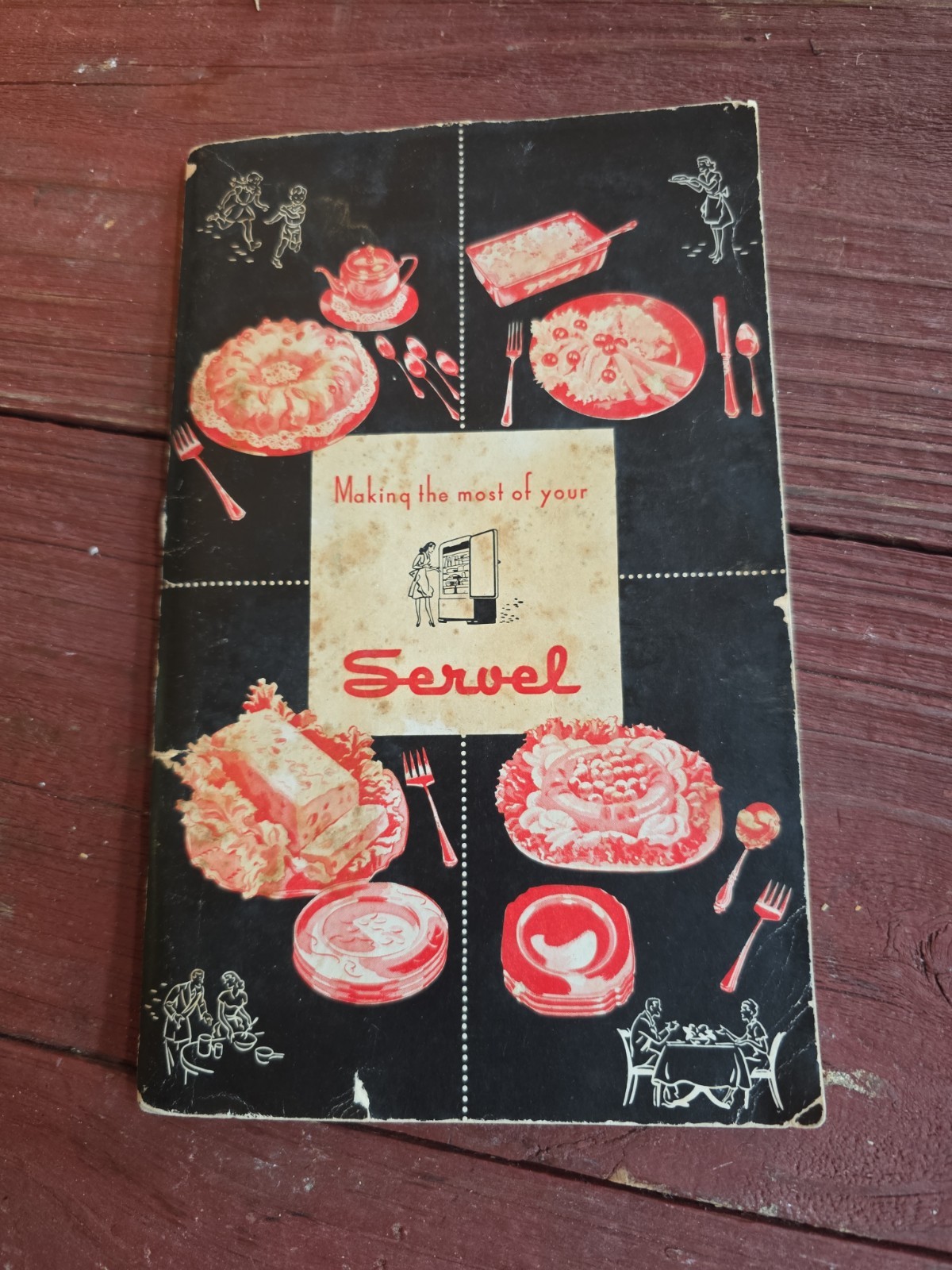 Servel Gas Refrigerator Operating Instruction How to Use Recipes 1947 c1940 8×5