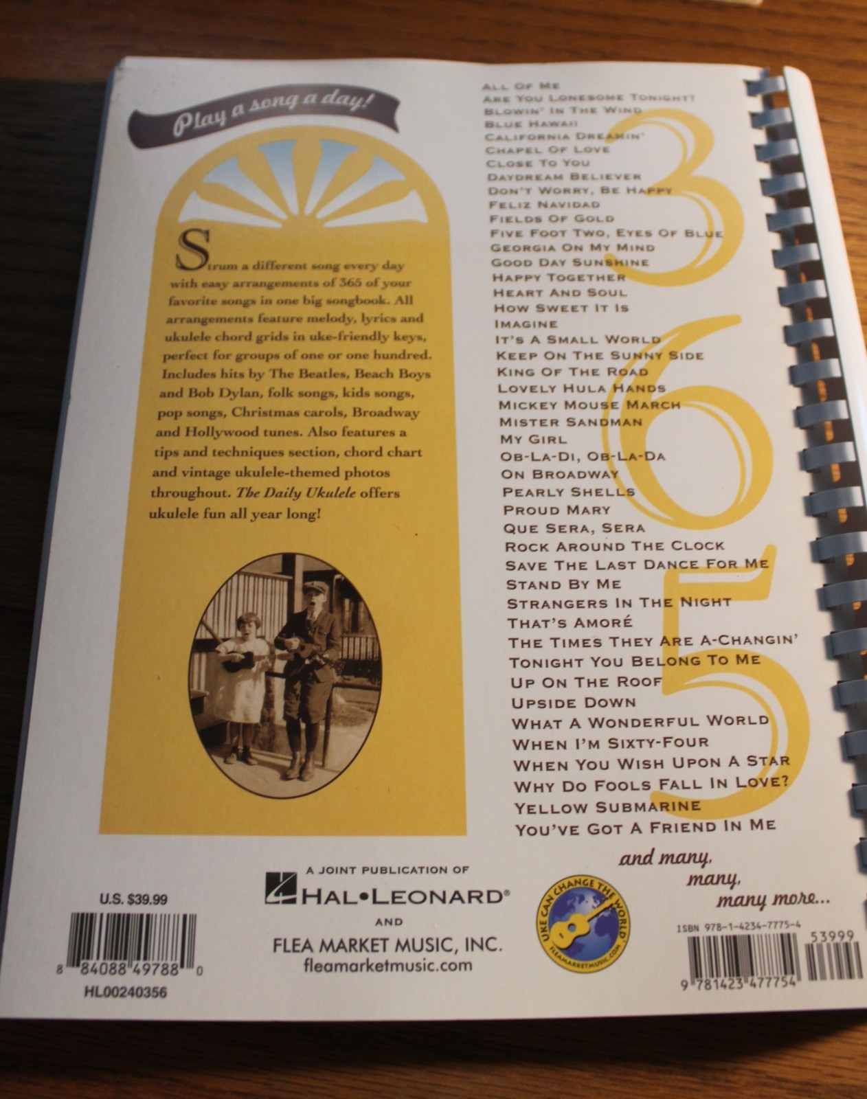 The Daily Ukulele 365 songs for better living Liz and Jim Beloff NEW