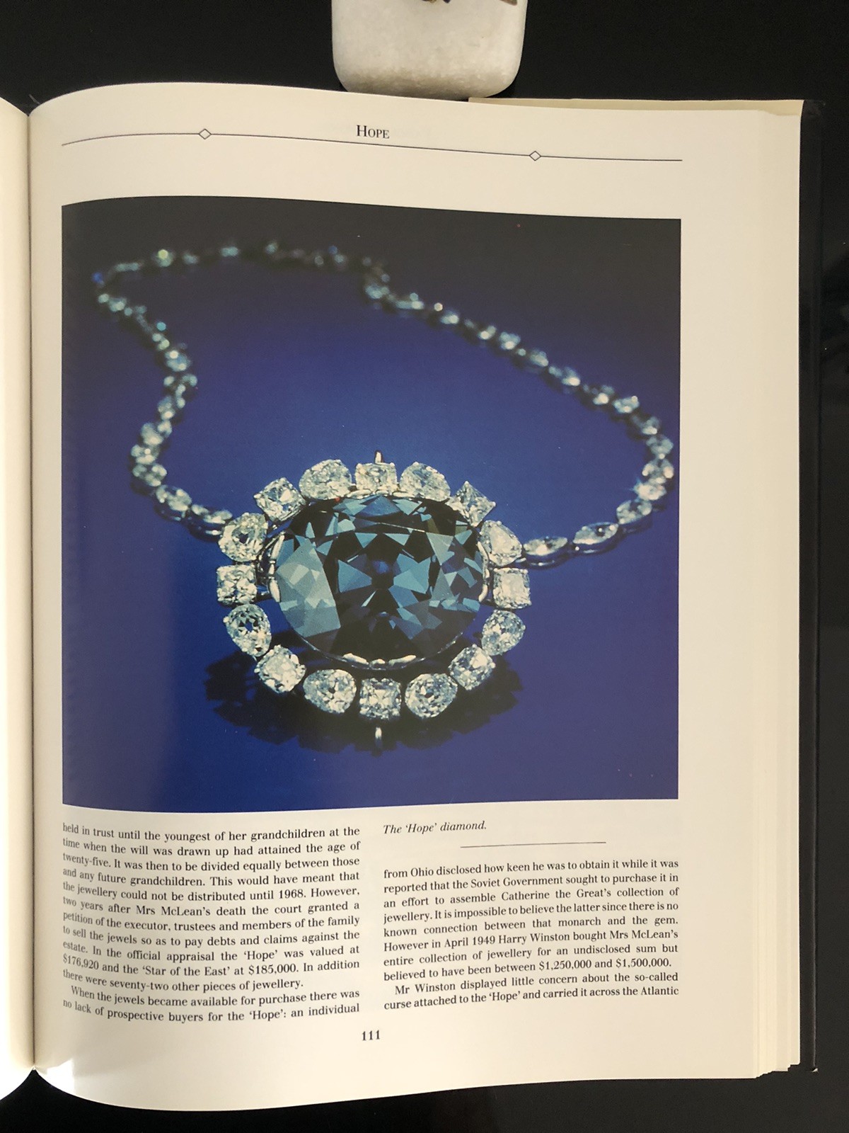 Famous Diamonds Ian Balfour Collins 1987 First Ed/F.Print H/C D/J L/N 💎