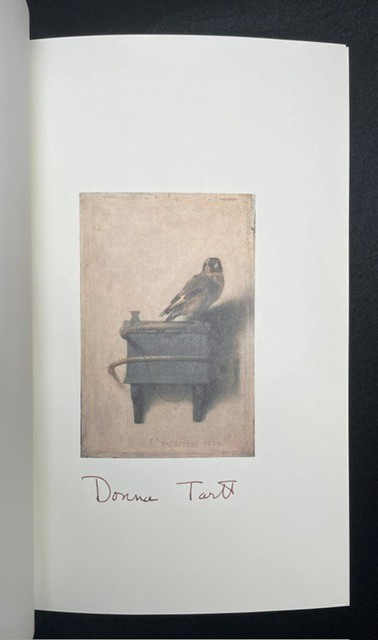 THE GOLDFINCH – Donna Tartt (Signed/First Edition)