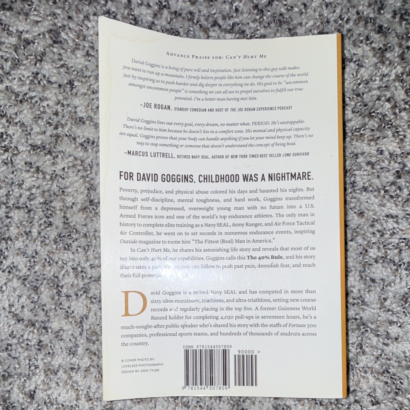 David Goggins Can’t Hurt Me: Master Your Mind Clean Ed PB Lioncrest 2020