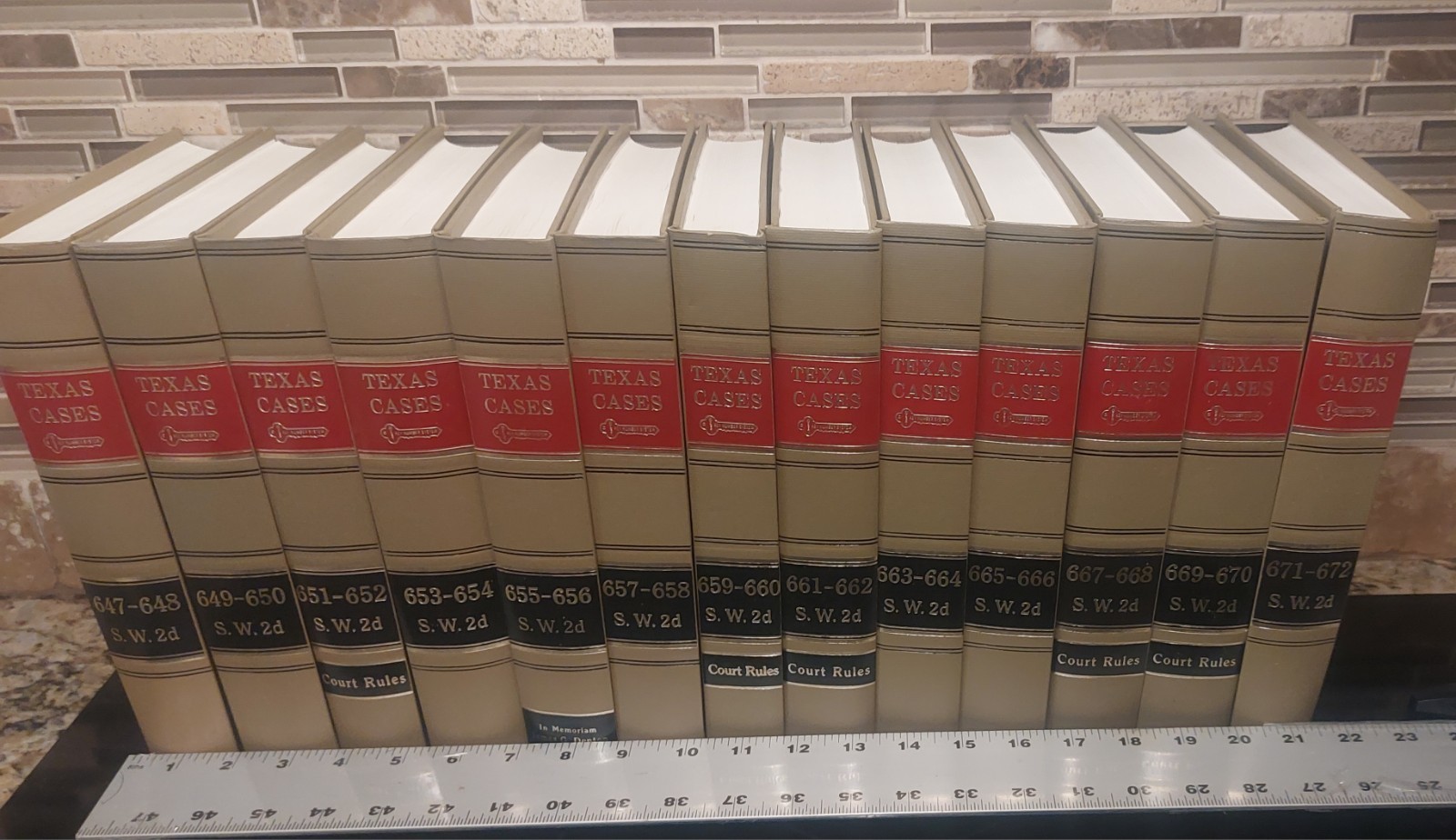 Texas South Western Reporter Law Books -Lot of 12 – Multiple lots FREE SHIPPING