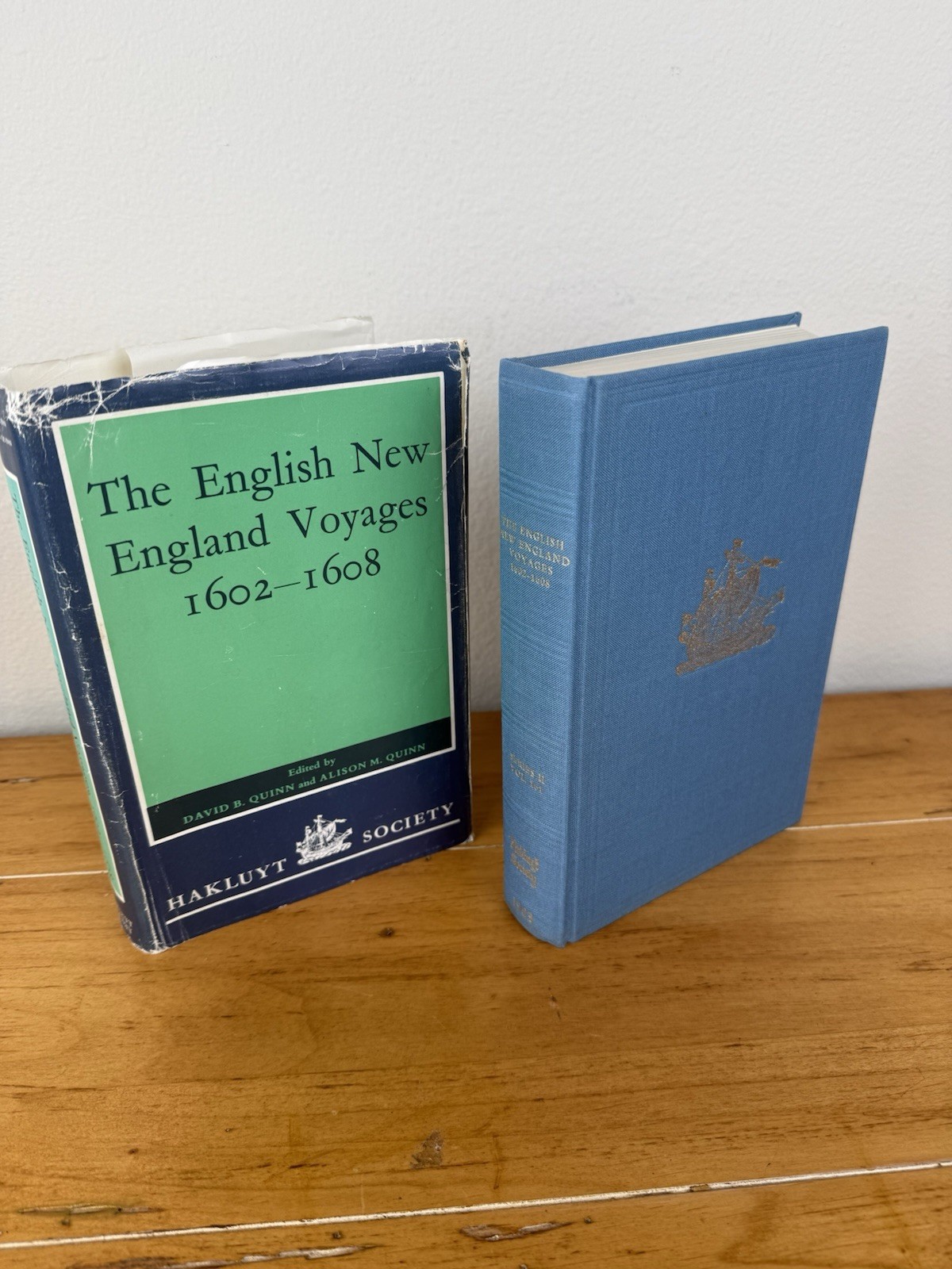 The English New England Voyages 1602 – 1608 ; by Quinn – Hakluyt Society HC Book