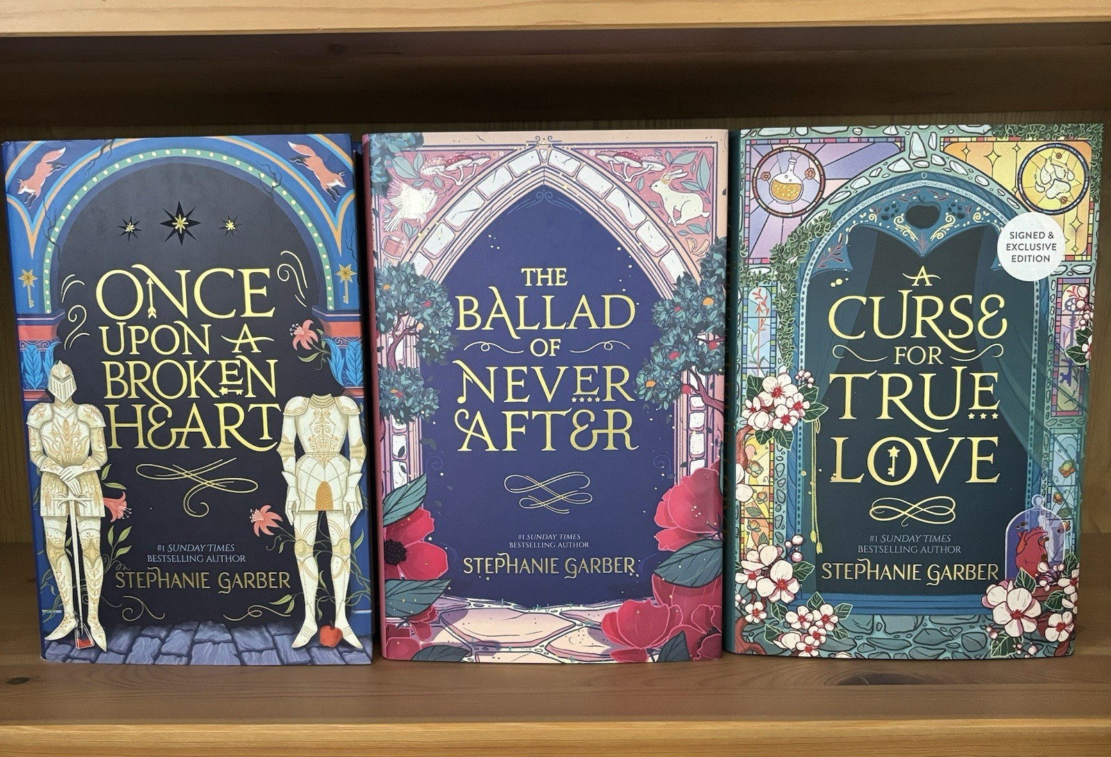 Once Upon A Broken Heart Trilogy by Stephanie Garber UK Covers