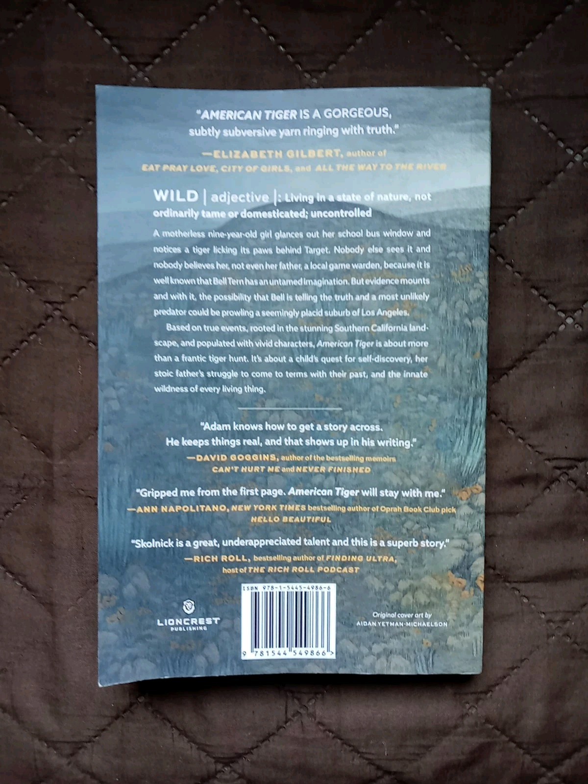 American Tiger by Adam Skolnick Trade Paperback Brand New 2026