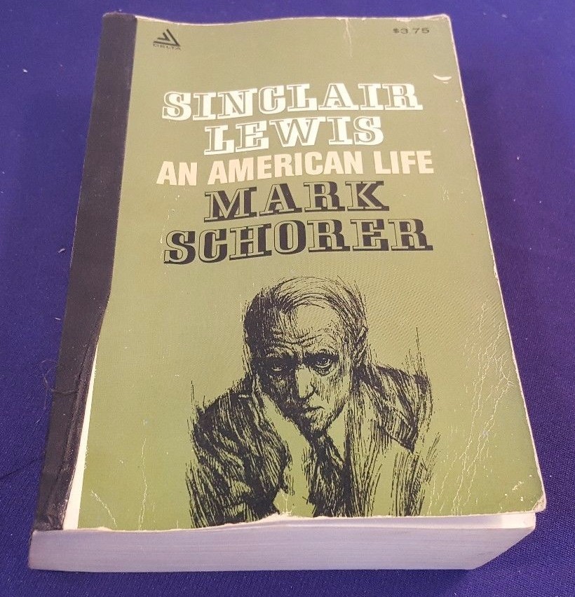 1961 SINCLAIR LEWIS: An American Life Paperback Book by MARK SCHORER