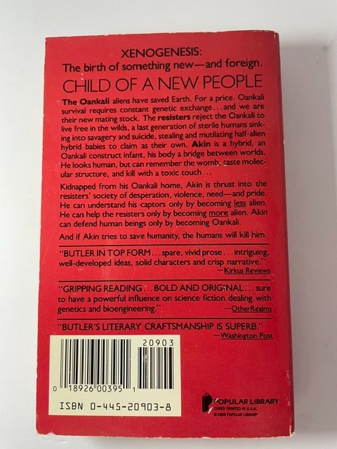 Adulthood Rites Octavia E Butler 1989 Vintage 1st Paperback Printing Sci-Fi Book