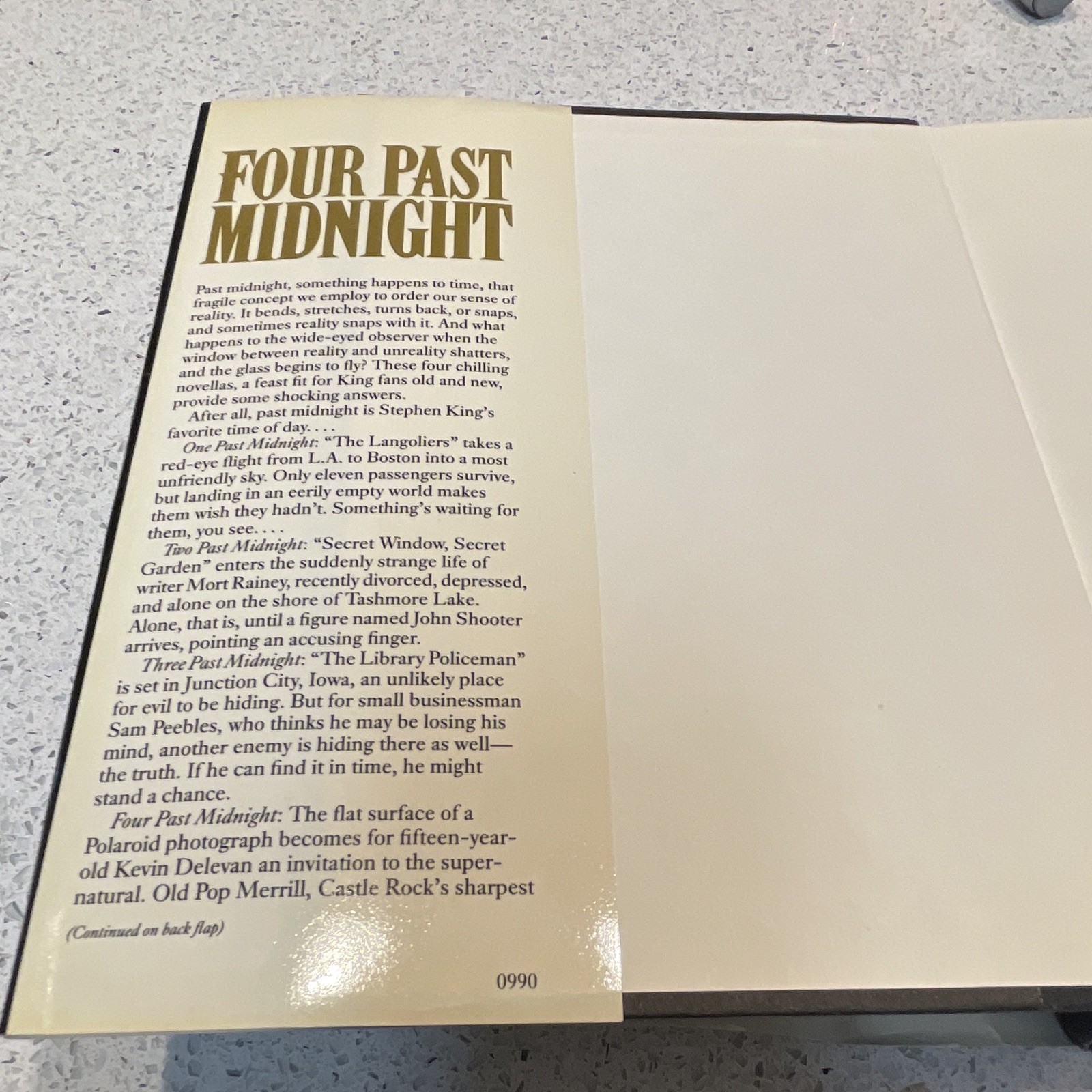 Stephen King Four Past Midnight Hardcover Horror Viking 1990 Dust Jacket