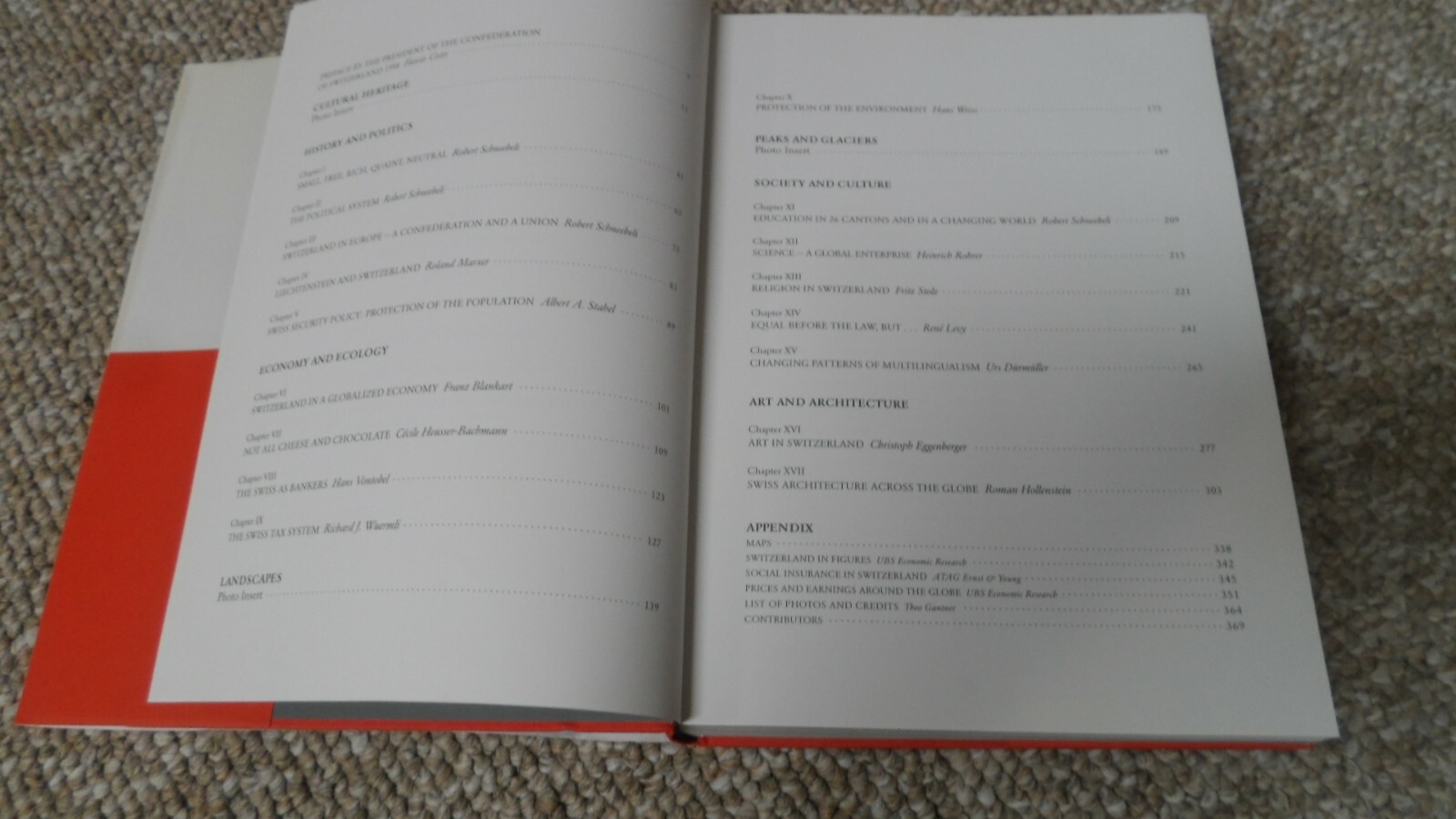 Switzerland Inside Out – Lydia Lehmann. 372 Page Hardcover w Photos