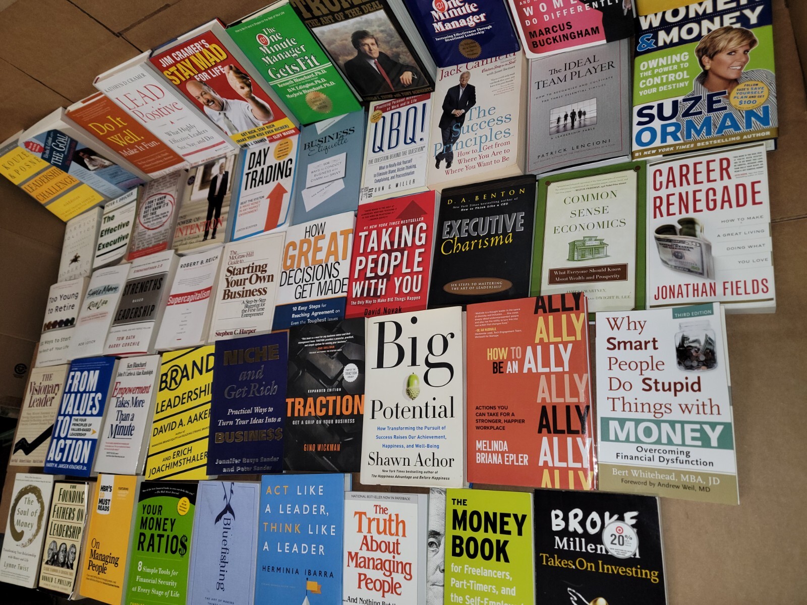 Lot of 20 Business Leadership Management Economic Investment Marketing Book MIX