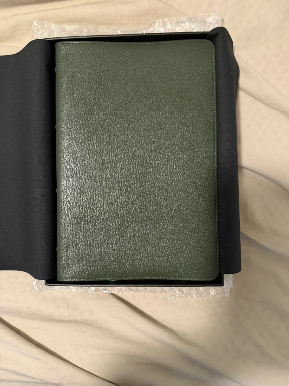 Crossway ESV Forest Green Goatskin Omega Bible