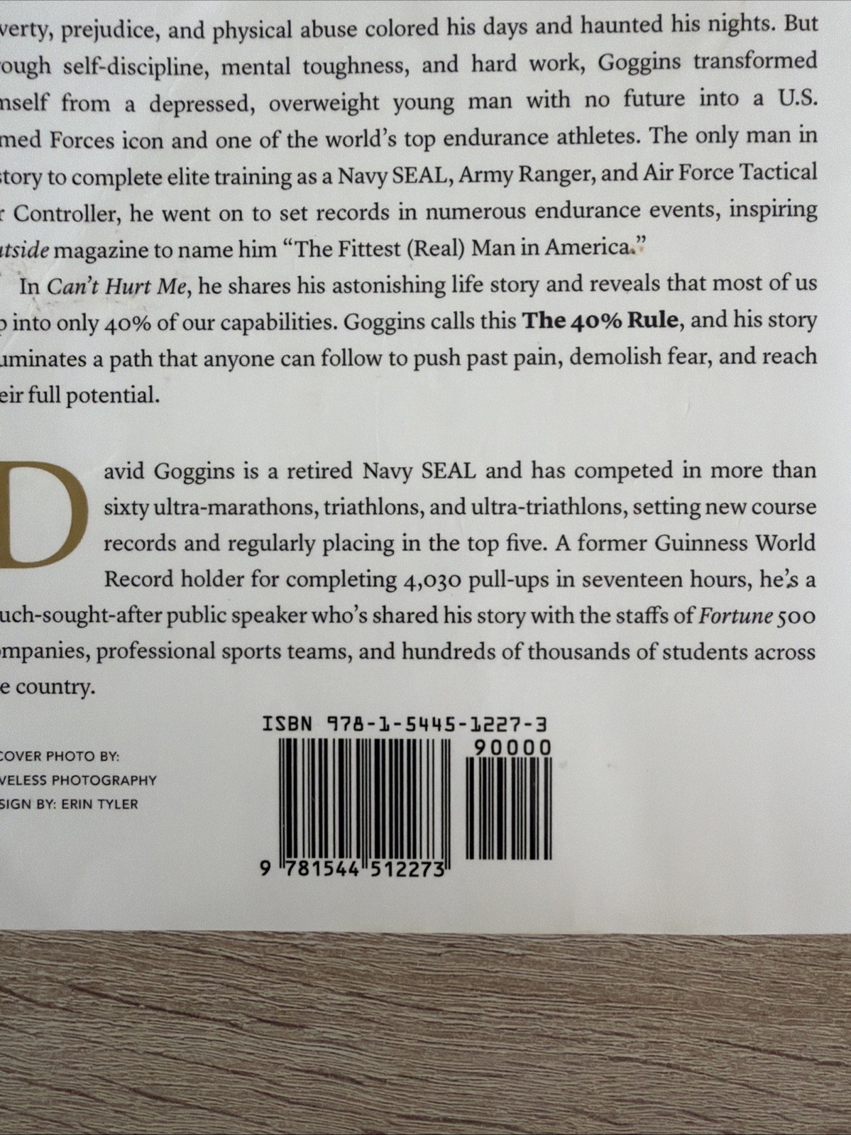 Can’t Hurt Me Book by David Goggins Cant Master Your Mind Defy 9781544512273