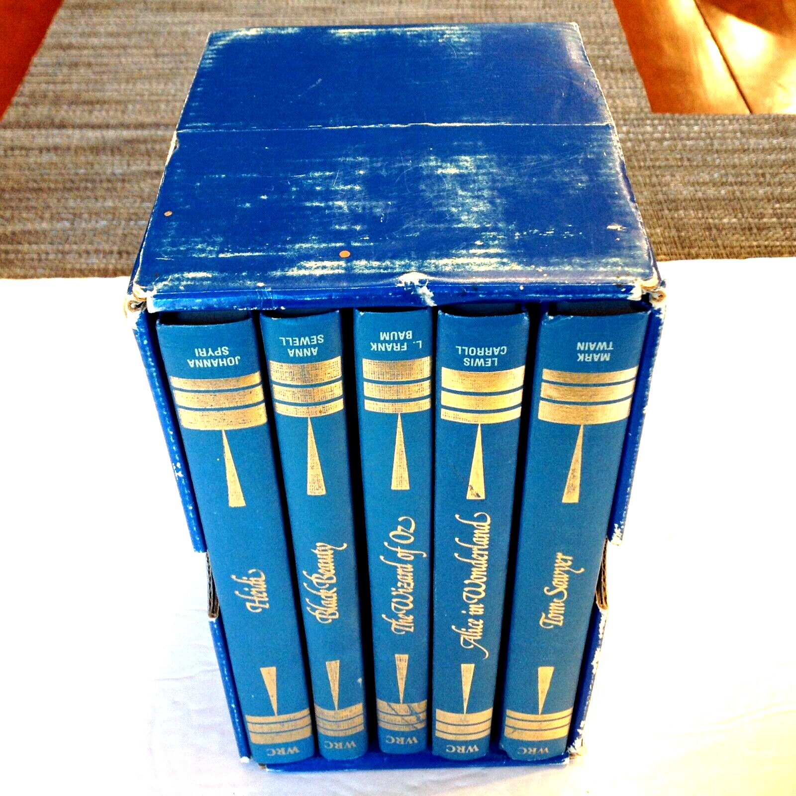THE WEEKLY READER CLASSICS BOOKS Lot of 5 Oz Heidi Tom Sawyer 1983