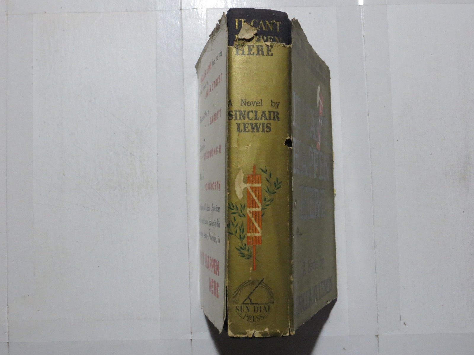 It Can’t Happen Here by Sinclair Lewis First Edition 1935 Sun Dial Press K4