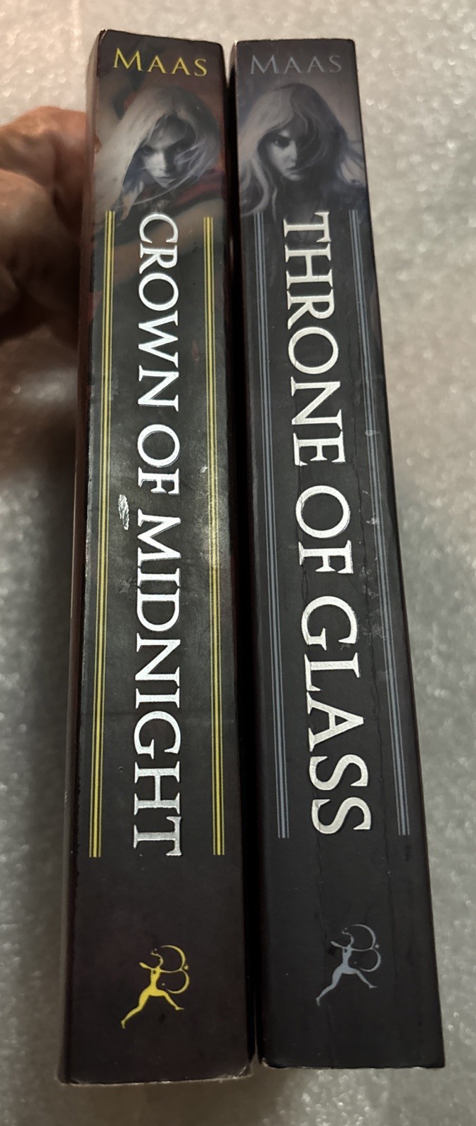 Sarah J Maas Throne of Glass Crown of Midnight OOP Original Covers
