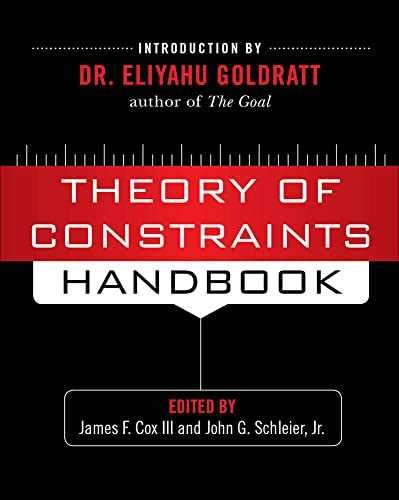 Theory of Constraints Handbook – Hardcover, by Cox James F.; – Very Good