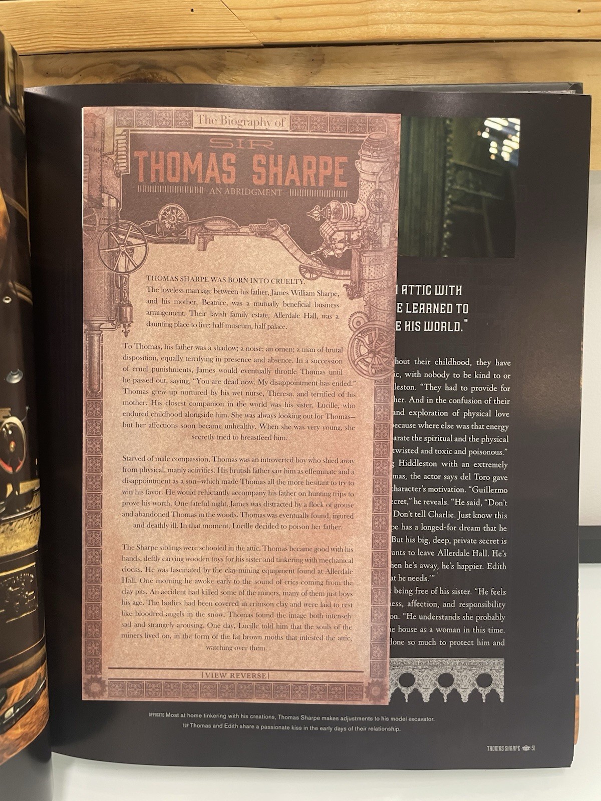 Crimson Peak: The Art of Darkness by Mark Salisbury w Inserts Guillermo Del Toro