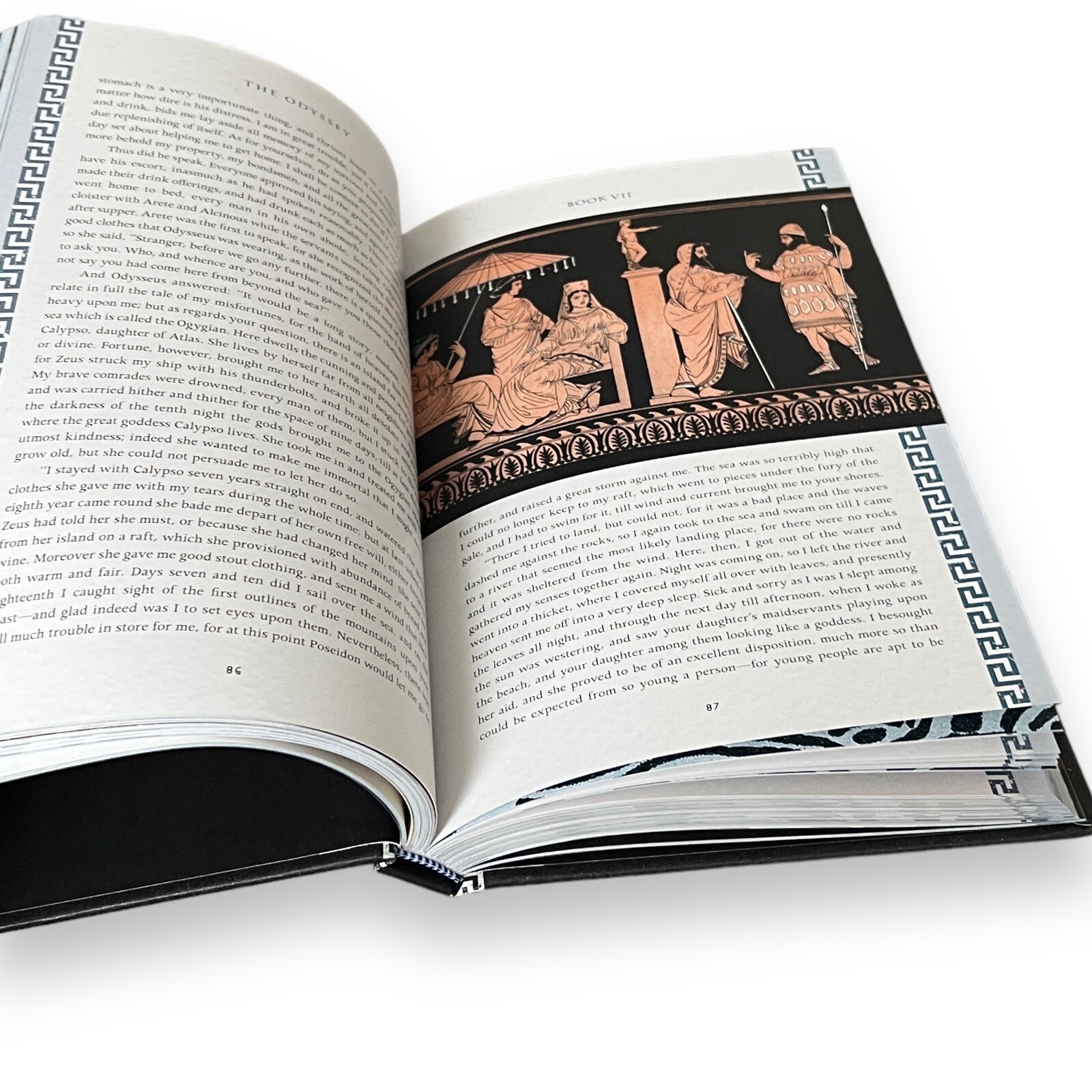2-Book Set: THE ILLUSTRATED ILIAD & ODYSSEY by Homer Hardcover Deluxe Classics