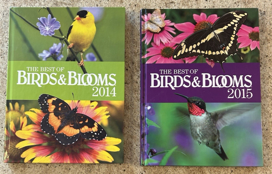 Birds & Blooms Hardcover Books (14 In All) The Best Of Annual Books