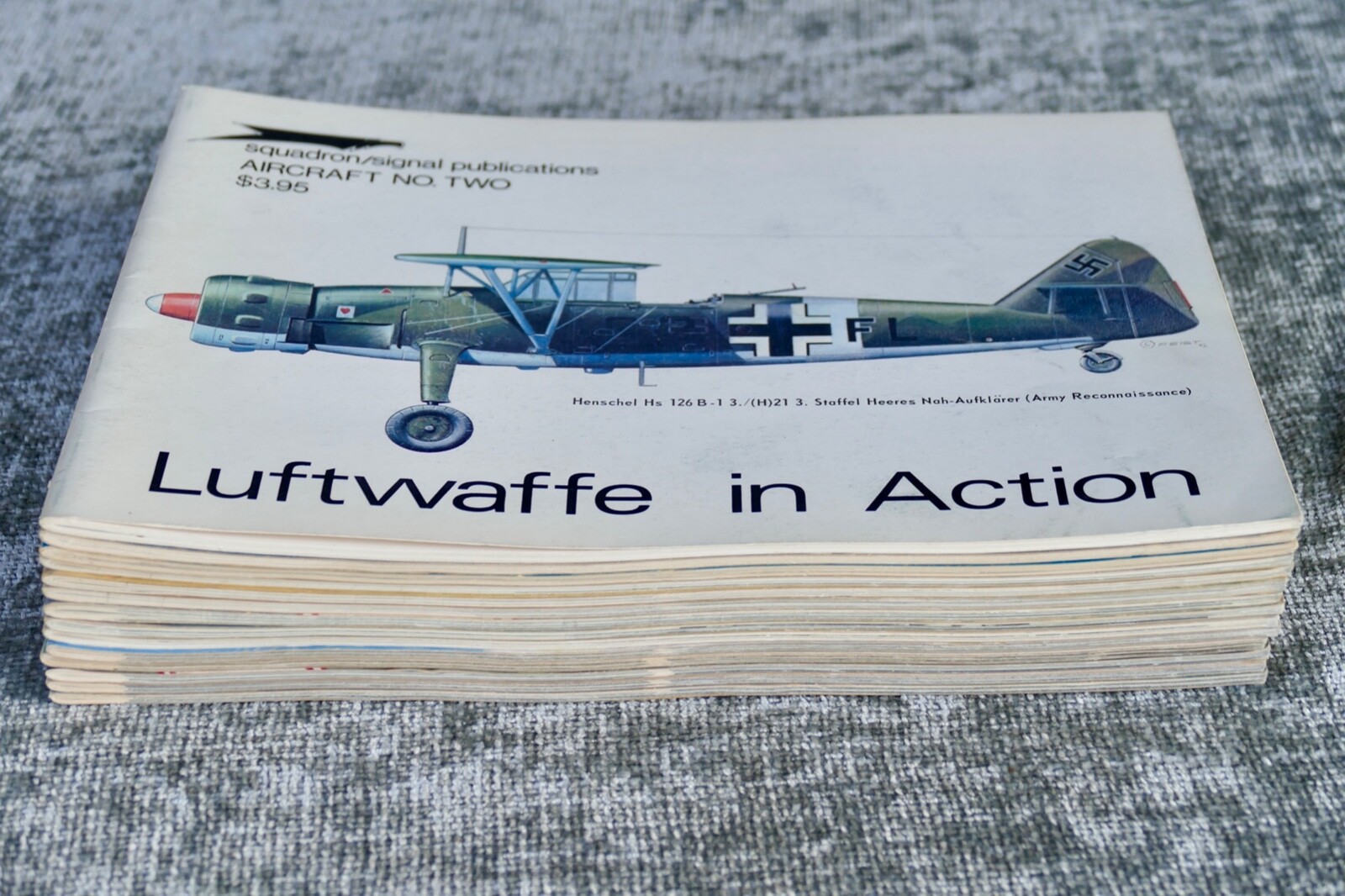 Lot 14 Squadron/Signal Publications Aircraft in Action book set ww2 wwii planes