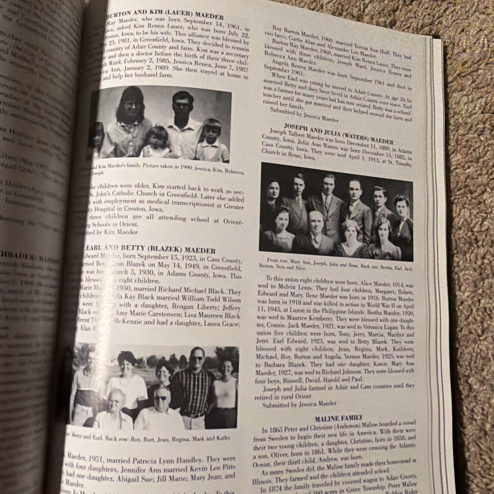 History of Adair County Iowa Sesquicentennial Edition 1851-2001