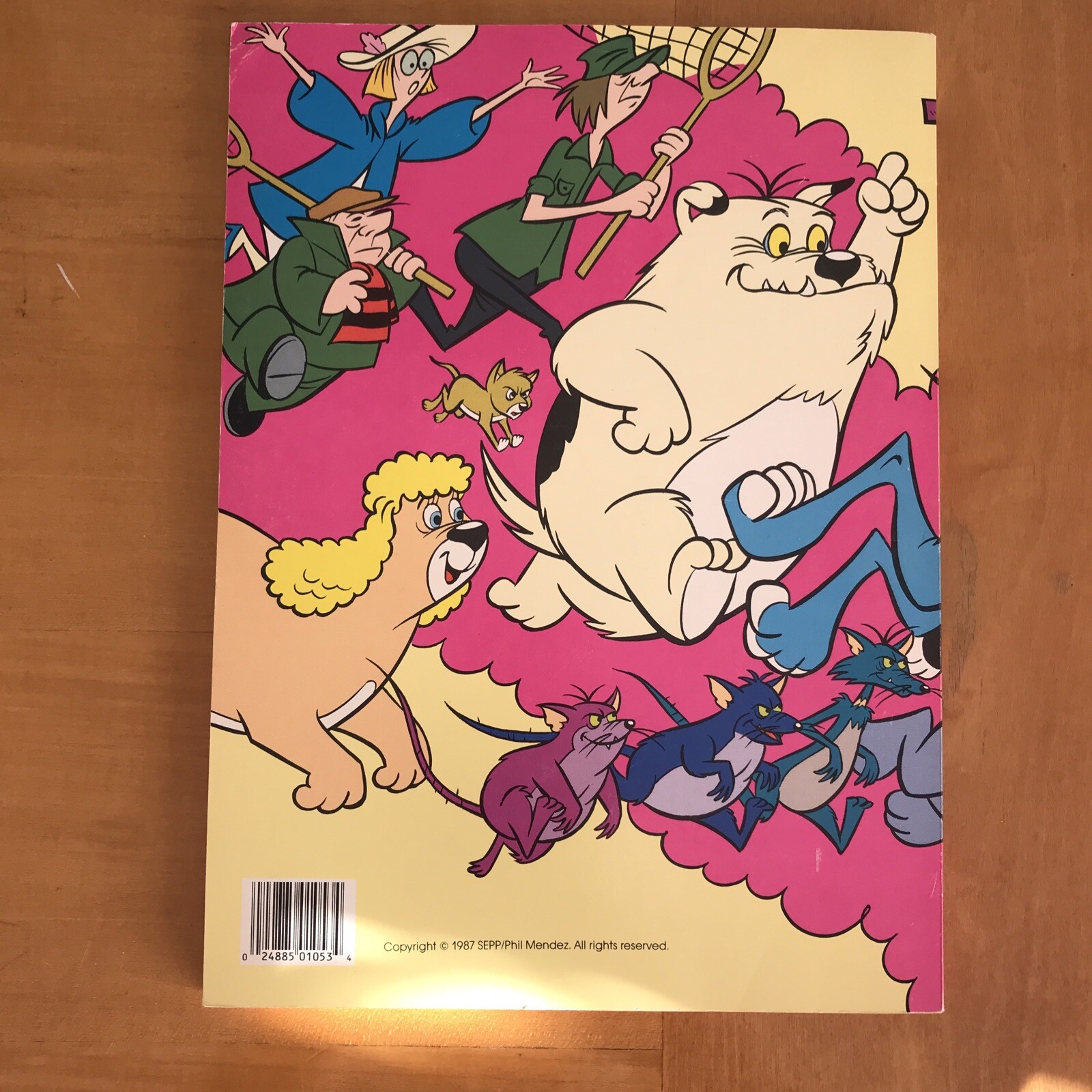 Foofur coloring book. 128 Pages. 1987. Vintage. Rare. Marvel Books.